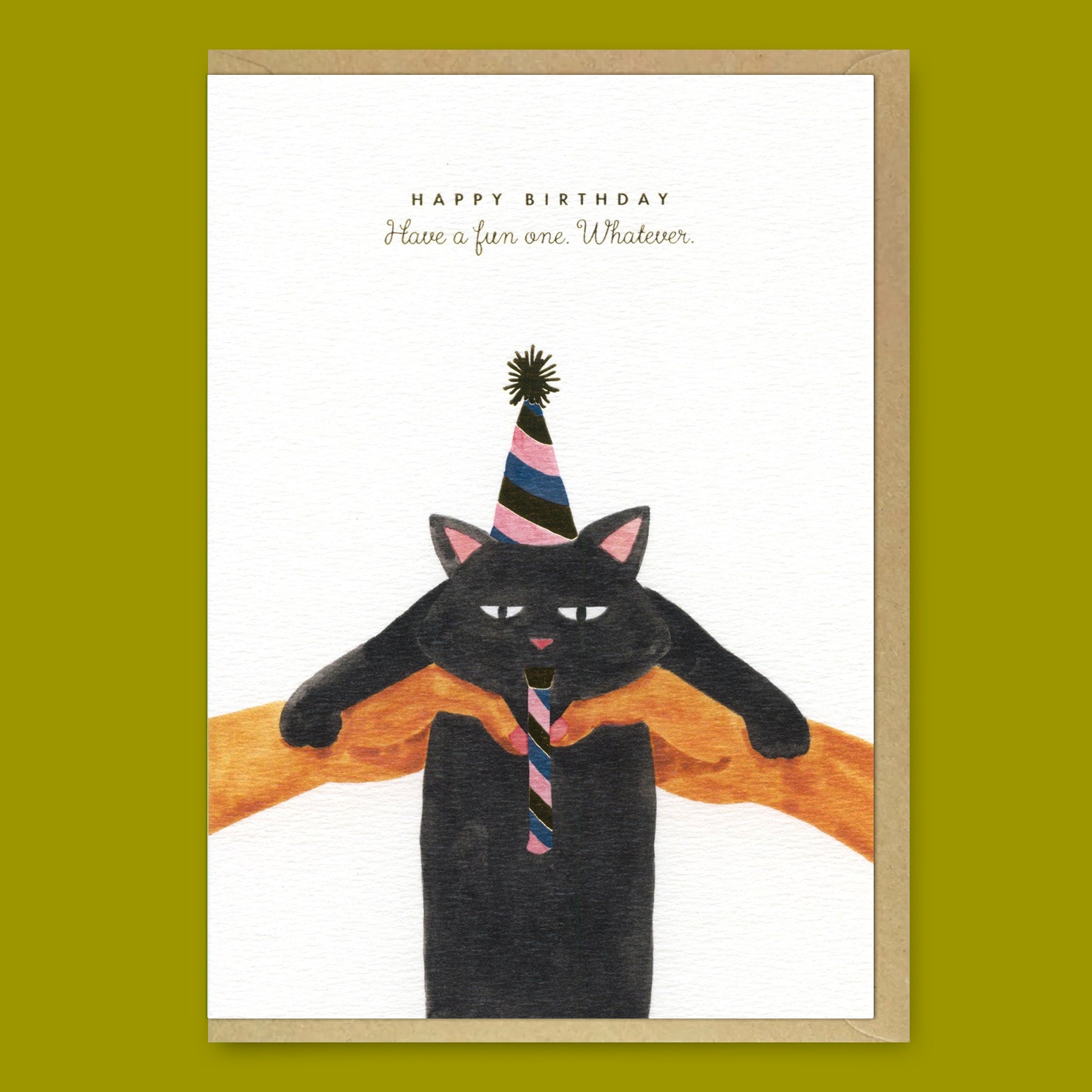 Grußkarte "Gold Cat" | Katzenmotiv zum Geburtstag | ALL THE WAYS TO SAY