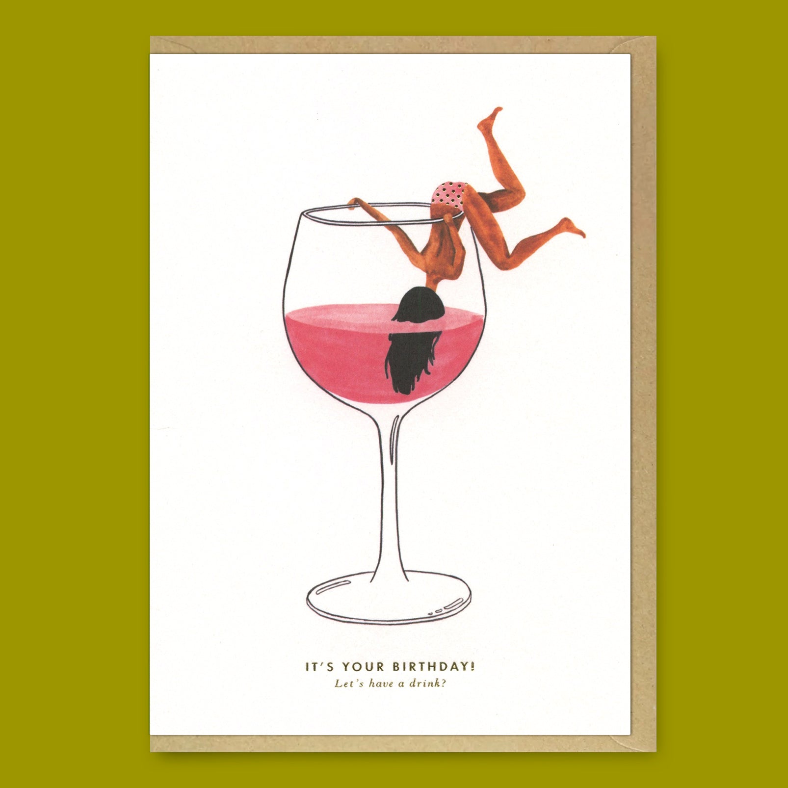 Grußkarte "Just a drink" | Geburtstagskarte | ALL THE WAYS TO SAY