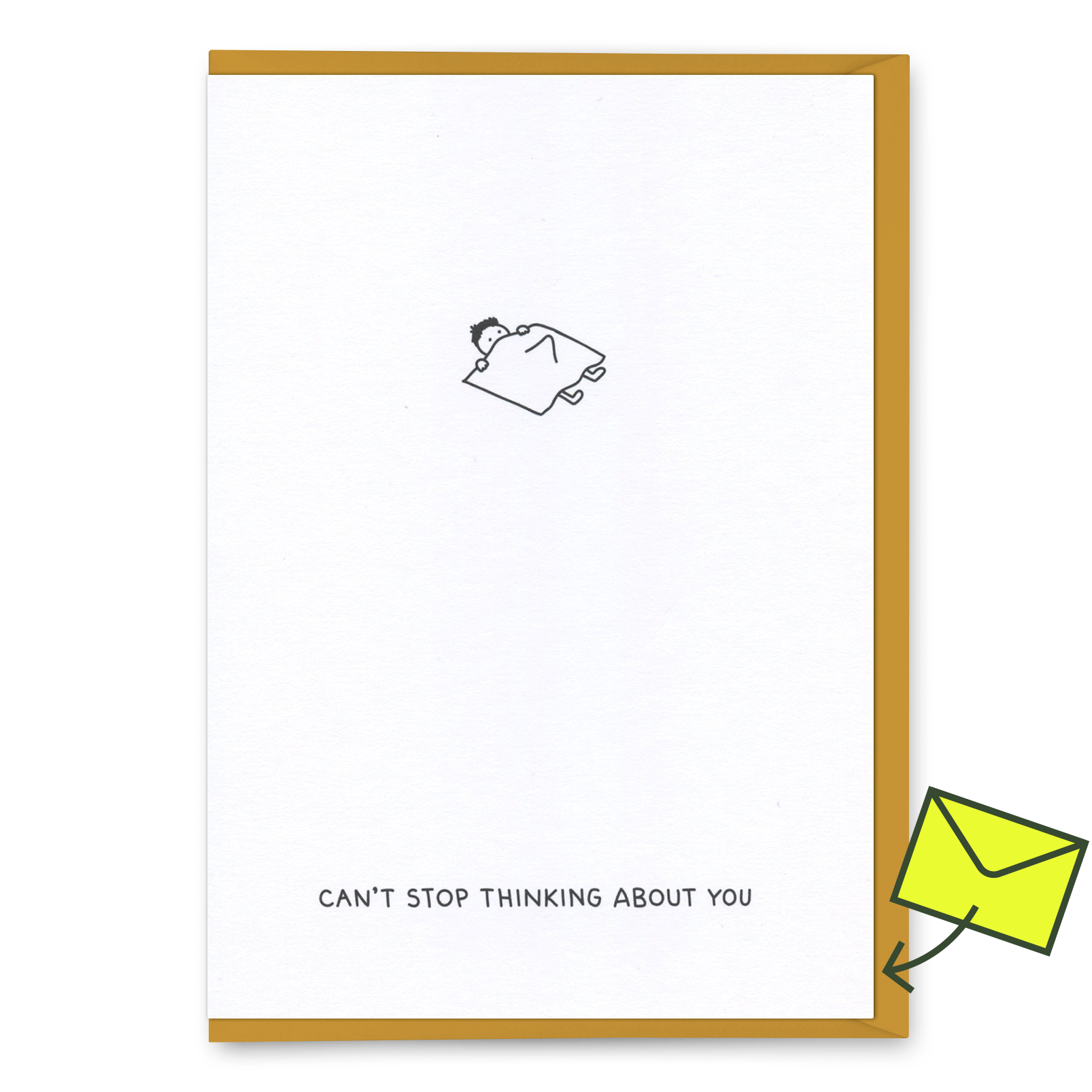 Grußkarte "Thinking about you" | Geburtstagskarte | Dicks Don’t Lie