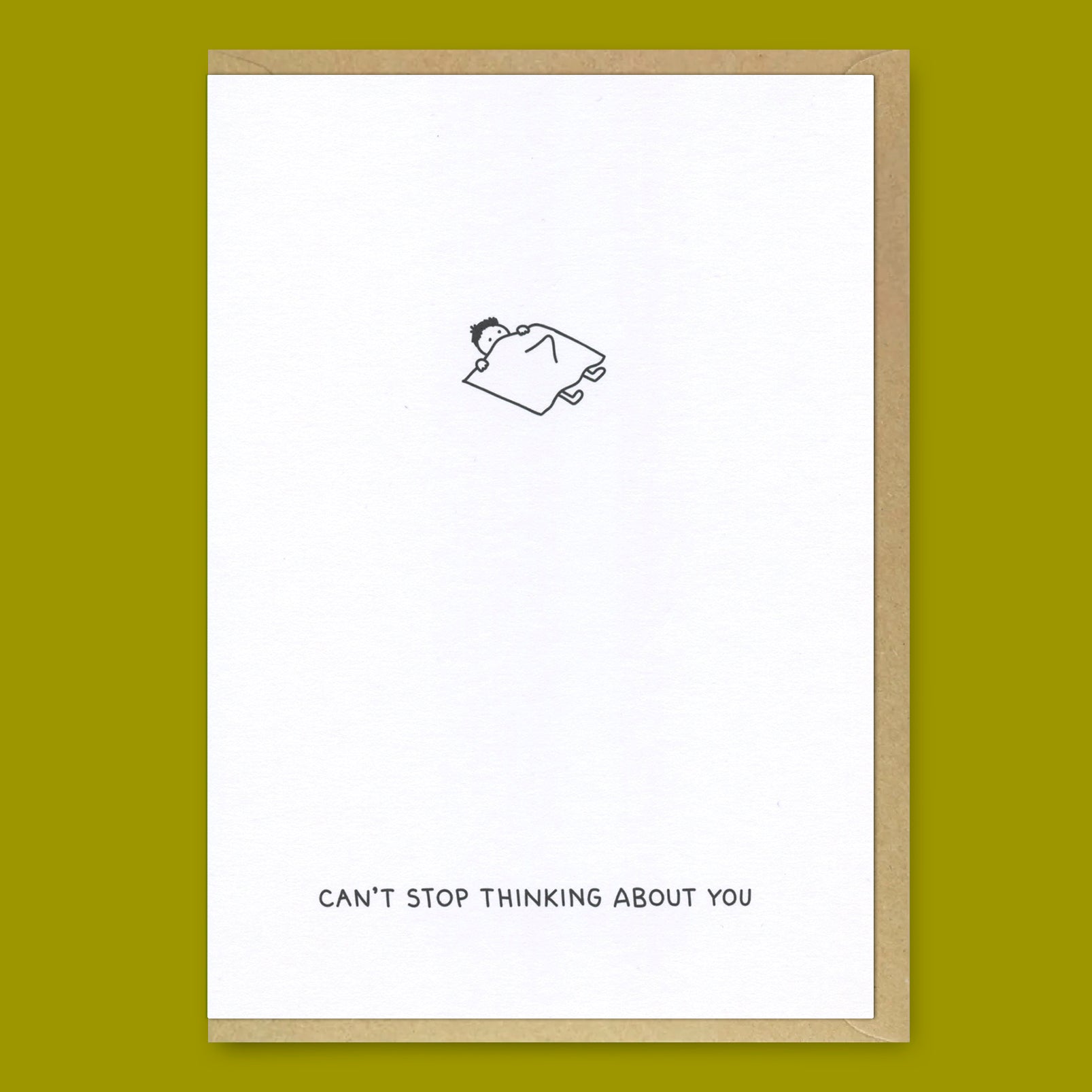 Grußkarte "Thinking about you" | Geburtstagskarte | Dicks Don’t Lie