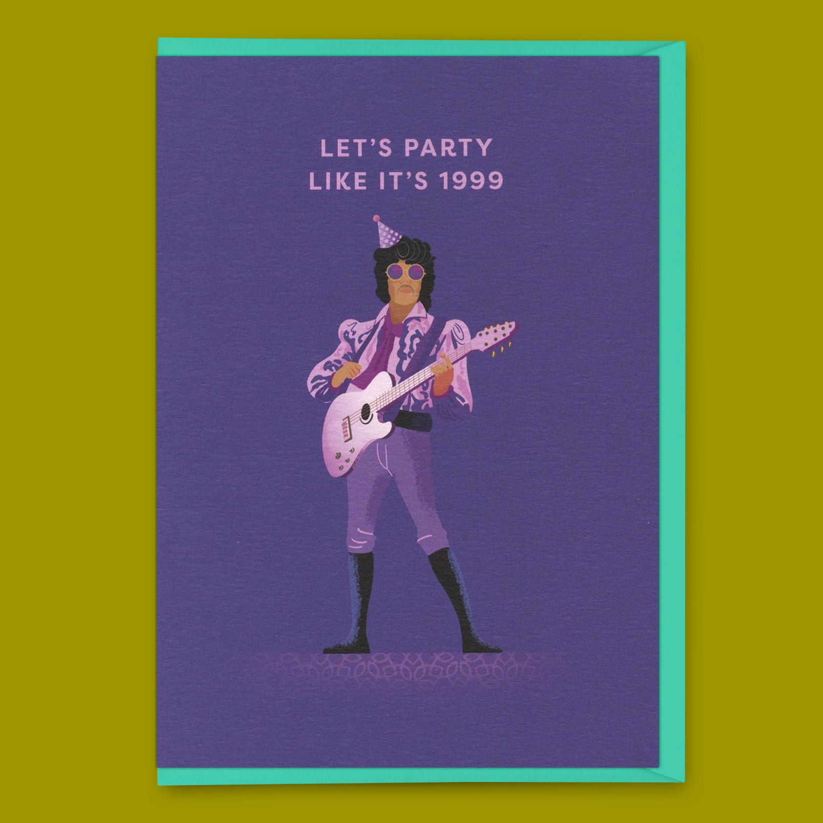 Grußkarte "Let's party like it's 1999" | Coole Klappkarte | Ohh Deer