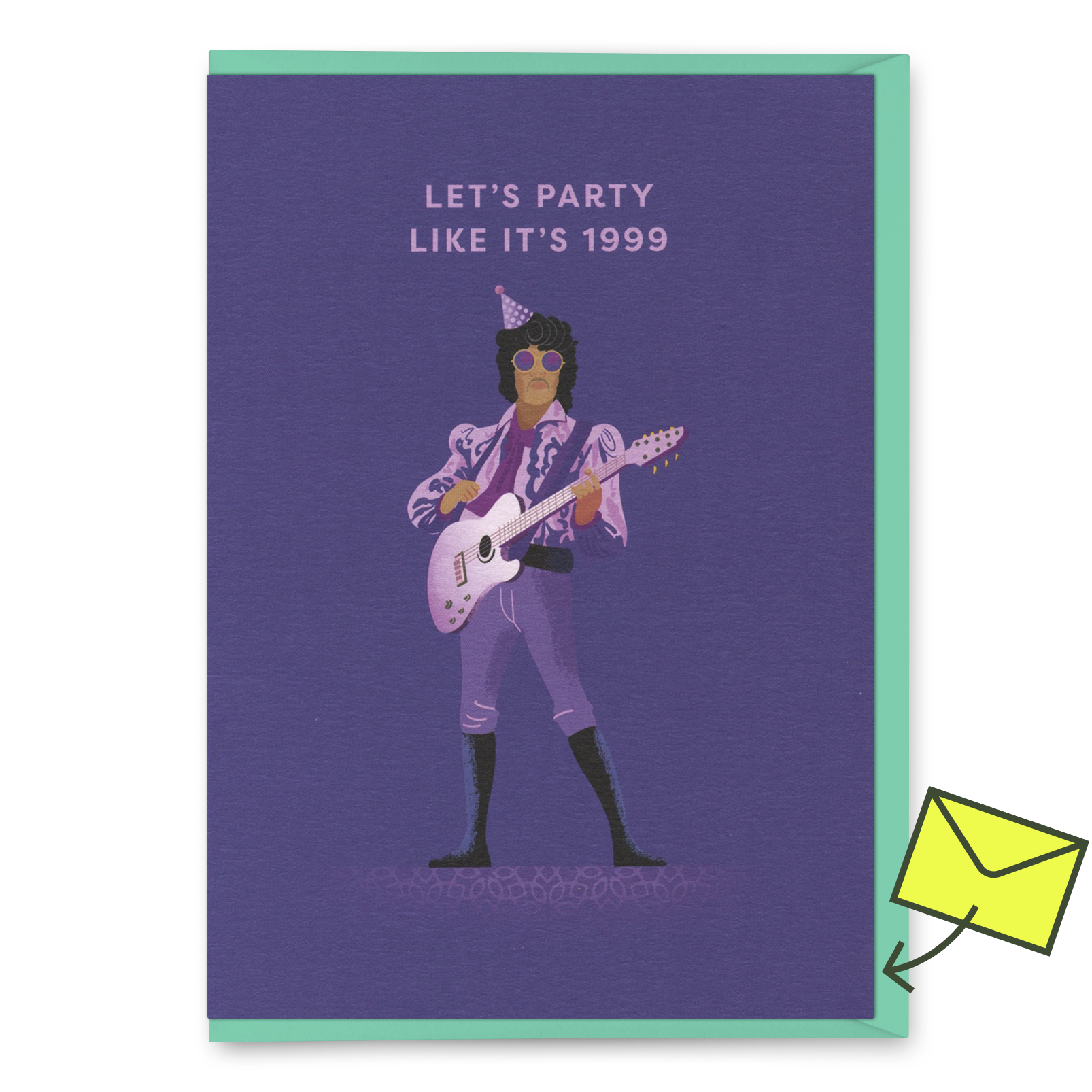 Grußkarte "Let's party like it's 1999" | Coole Klappkarte | Ohh Deer