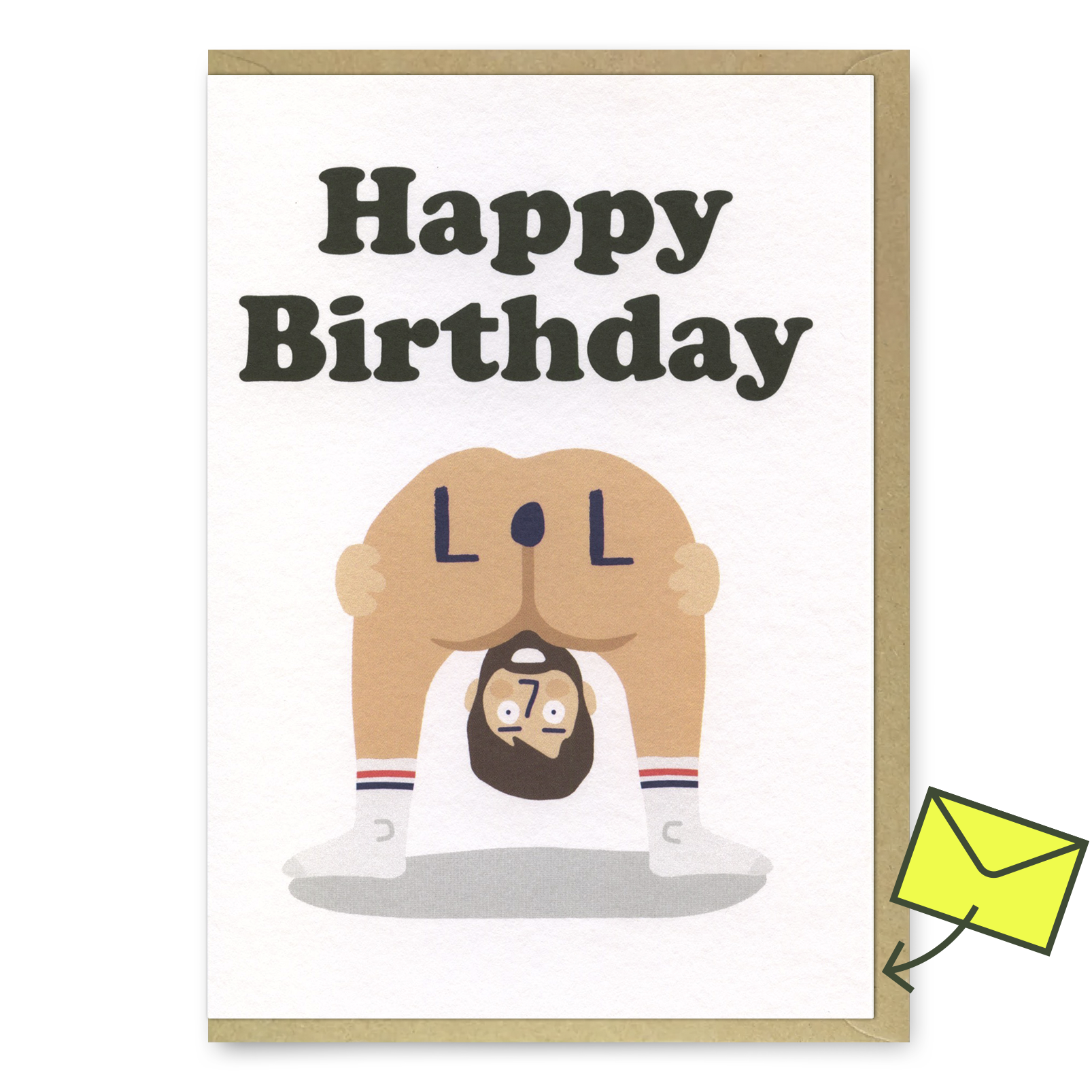 Grußkarte "LOL Birthday" | Lustige Geburtstagskarte | Studio Boketto