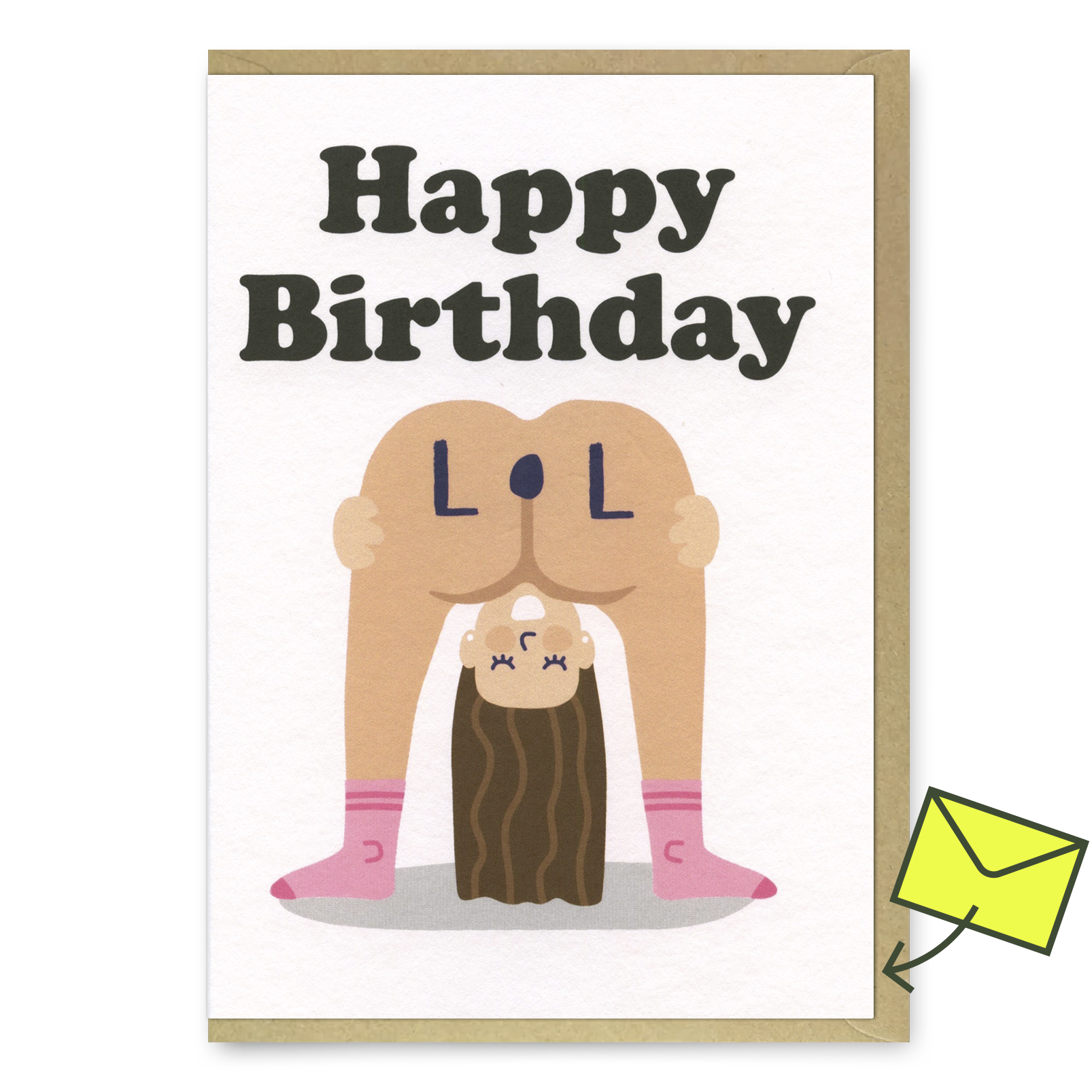 Grußkarte "LOL Birthday (Girl)" | Geburtstagskarte | Studio Boketto