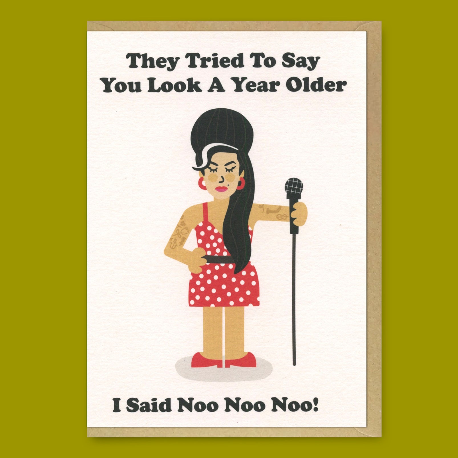 Grußkarte "I said No No No" | Lustige Geburtstagskarte | Studio Boketto