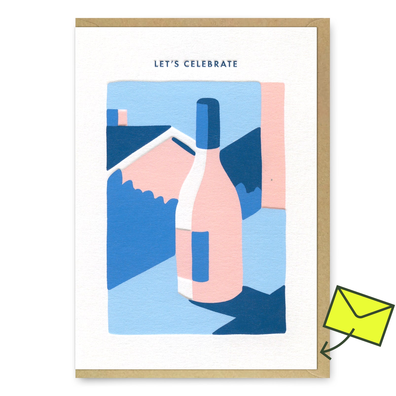 Grußkarte "Let´s celebrate" | Schöne Klappkarte | Miles Tewson