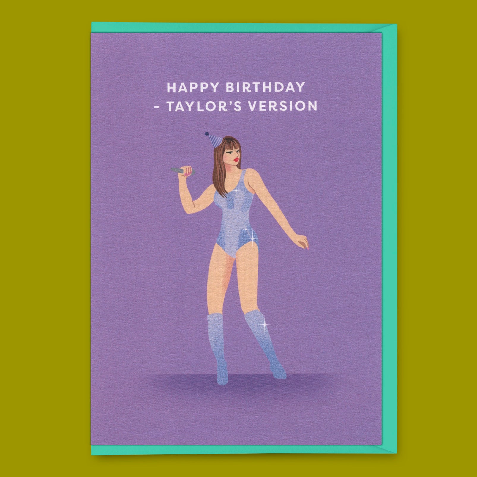 Grußkarte "Happy Birthday Taylor´s Version" | Schöne Klappkarte | Ohh Deer