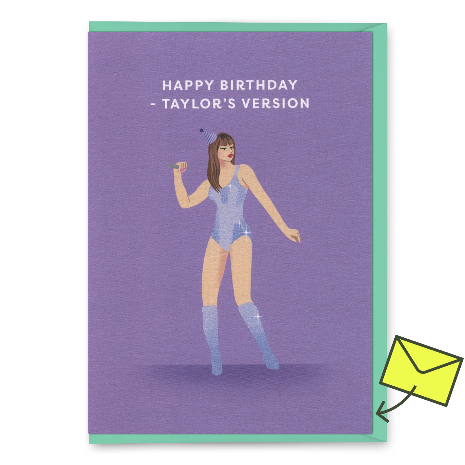 Grußkarte "Happy Birthday Taylor´s Version" | Schöne Klappkarte | Ohh Deer