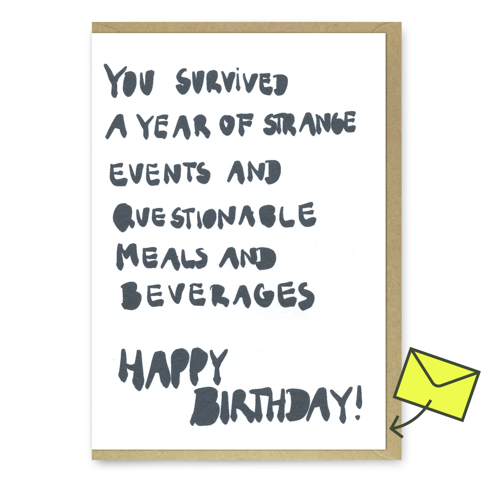 Grußkarte “Survivor” | Geburtstagskarte | Superjuju