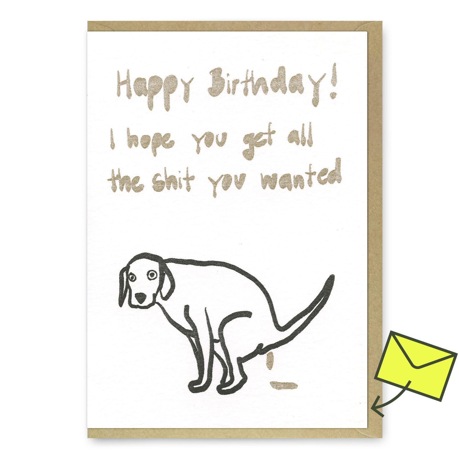 Grußkarte “All the Shit” | Geburtstagskarte | Superjuju