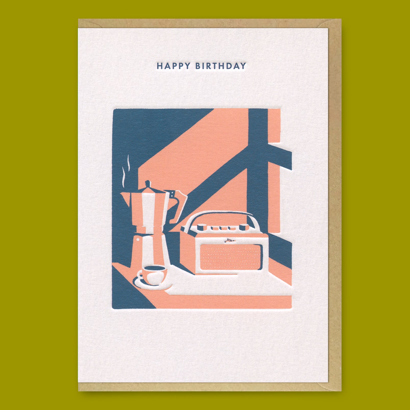 Grußkarte „Happy Birthday Coffee“ | Kaffee-Liebhaber-Karte zum Geburtstag | Ohh Deer