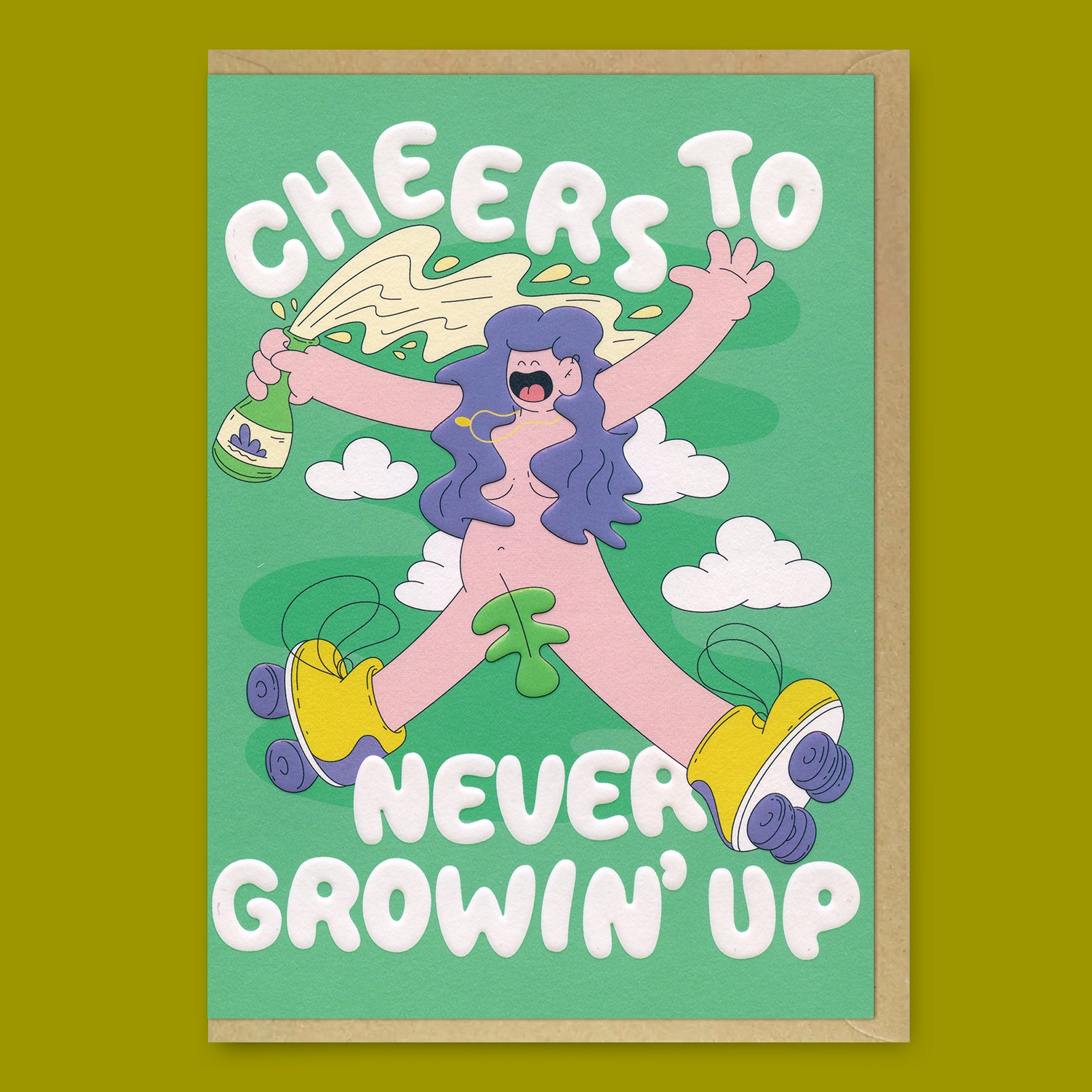 Grußkarte „Growin Up“ | Charmante Klappkarte zum Geburtstag | Studio Boketto