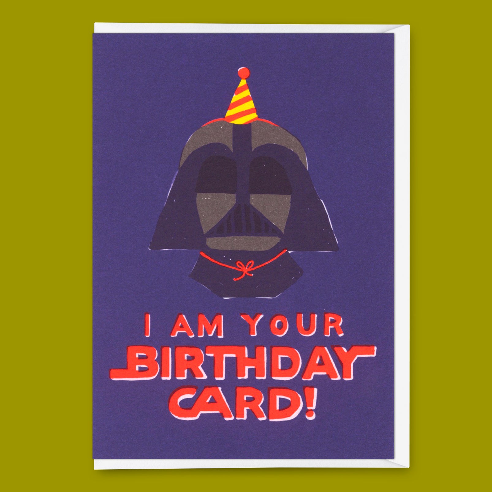 Greeting card "I am your birthday card" | Funny folding card for birthday
