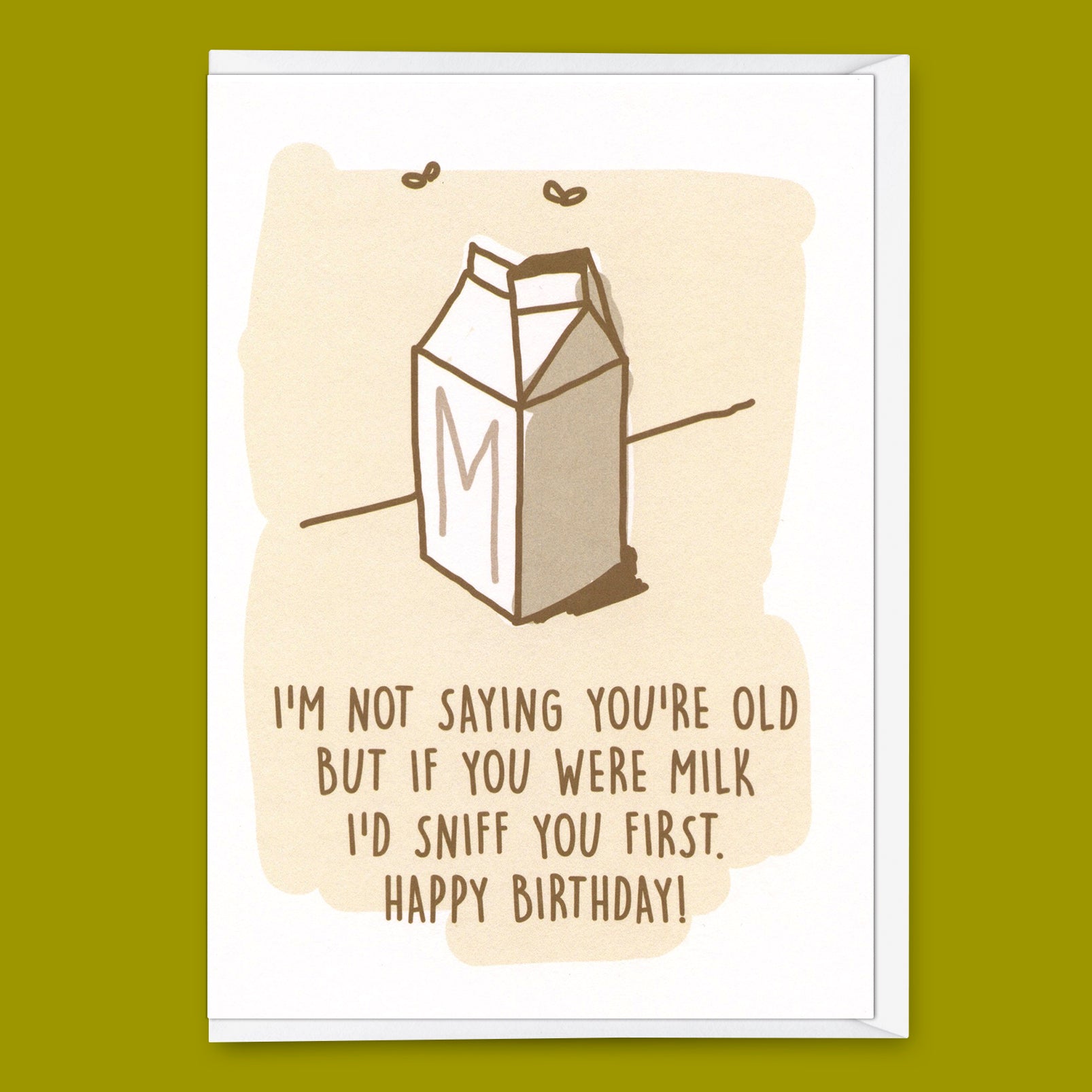 Grußkarte "If you were milk" | Lustige Klappkarte mit Spruch zum Geburtstag