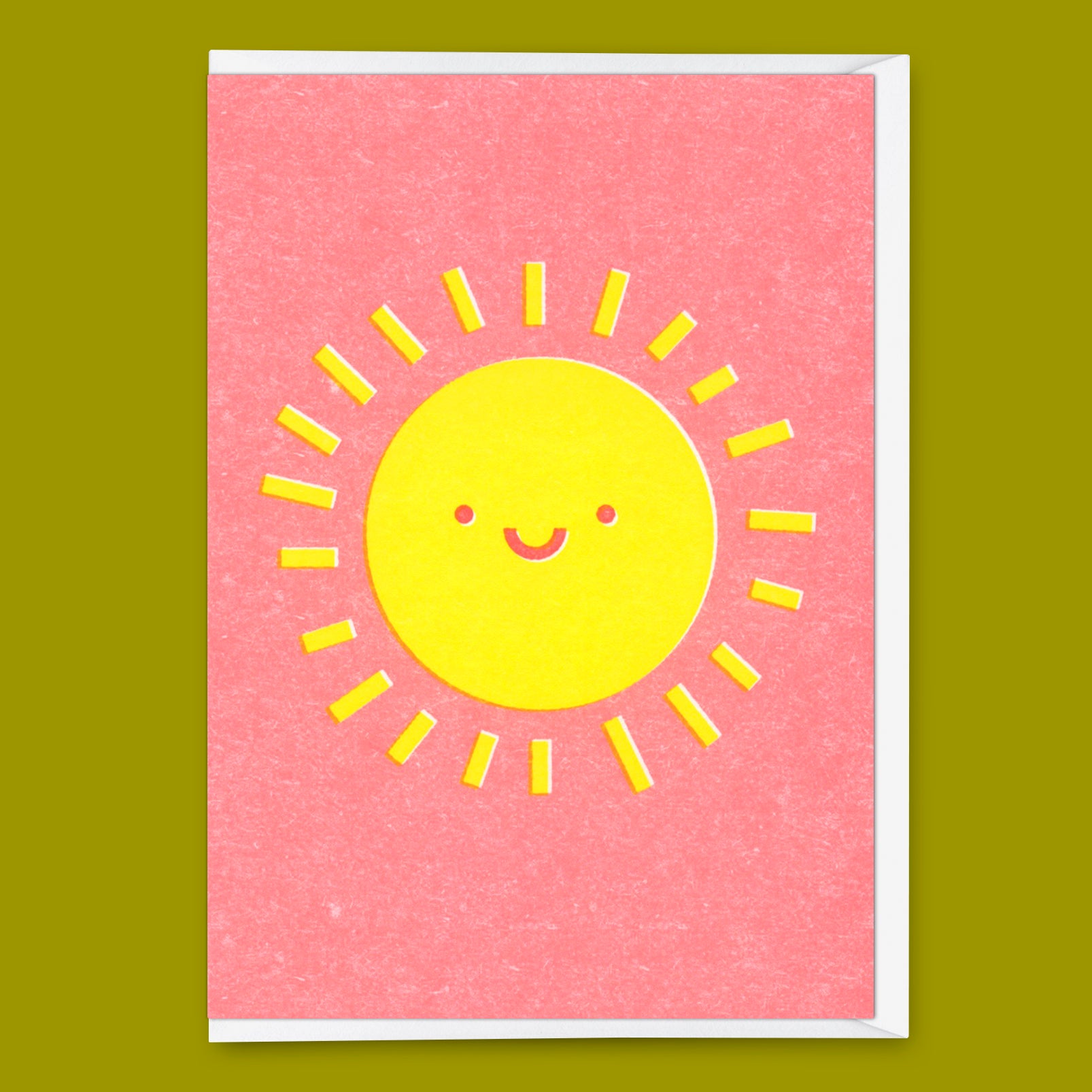 Greeting card "Smiling sun" | Beautiful folding card for every occasion