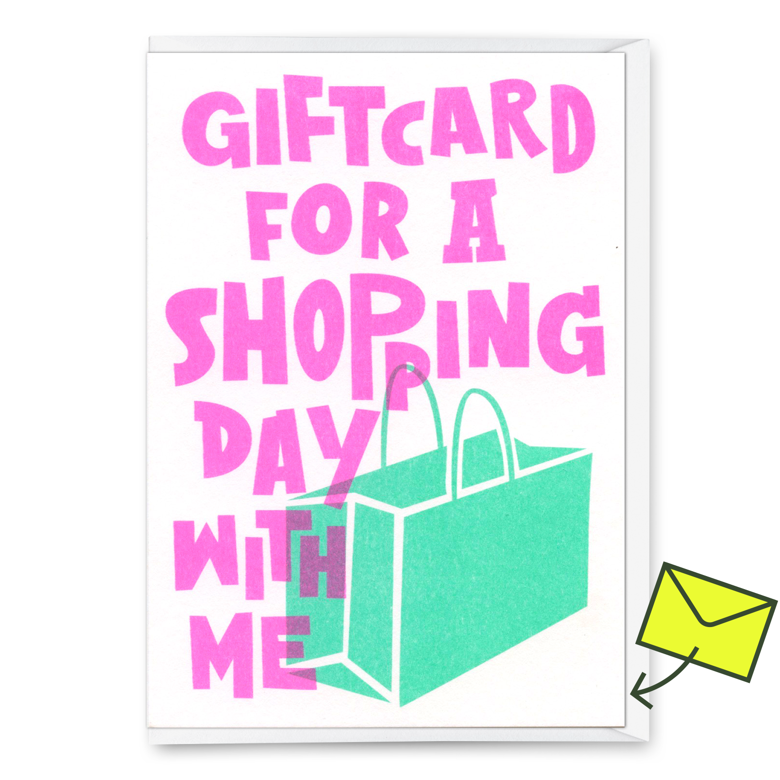 Grußkarte "Shopping day" | Schöne Klappkarte für jeden Anlass