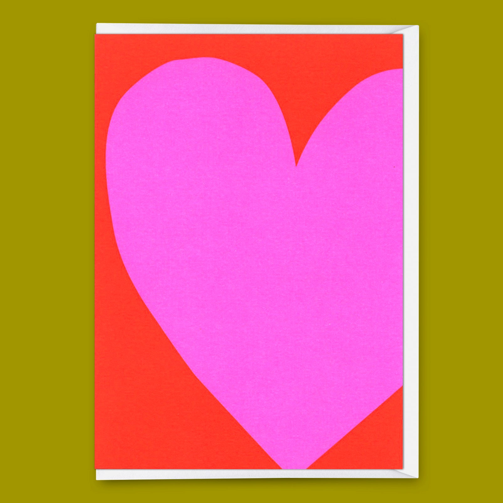 Grußkarte "Purple heart" | Schöne Klappkarte  für Verliebte