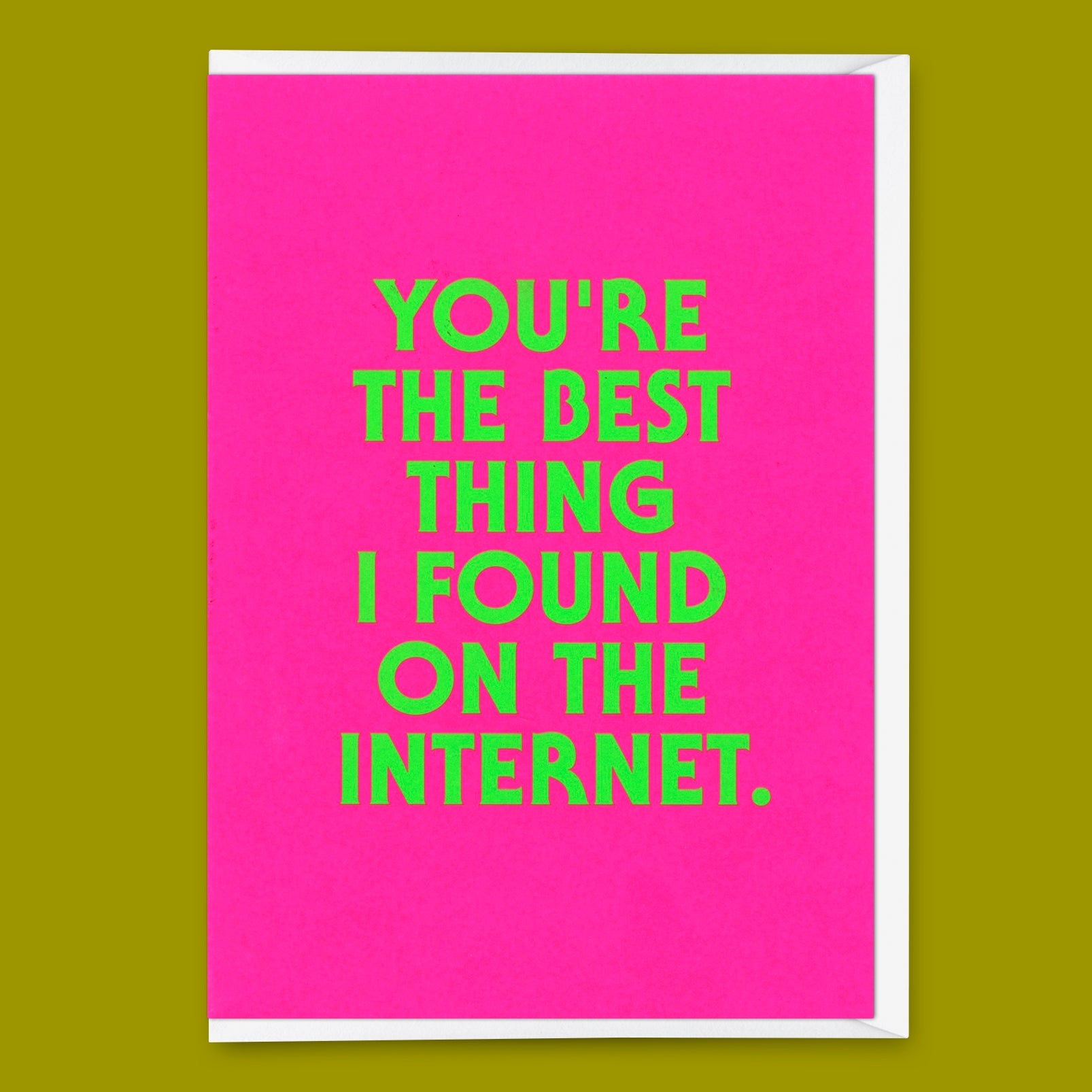 Grußkarte "You´re the best thing" | Coole Klappkarte für Verliebte