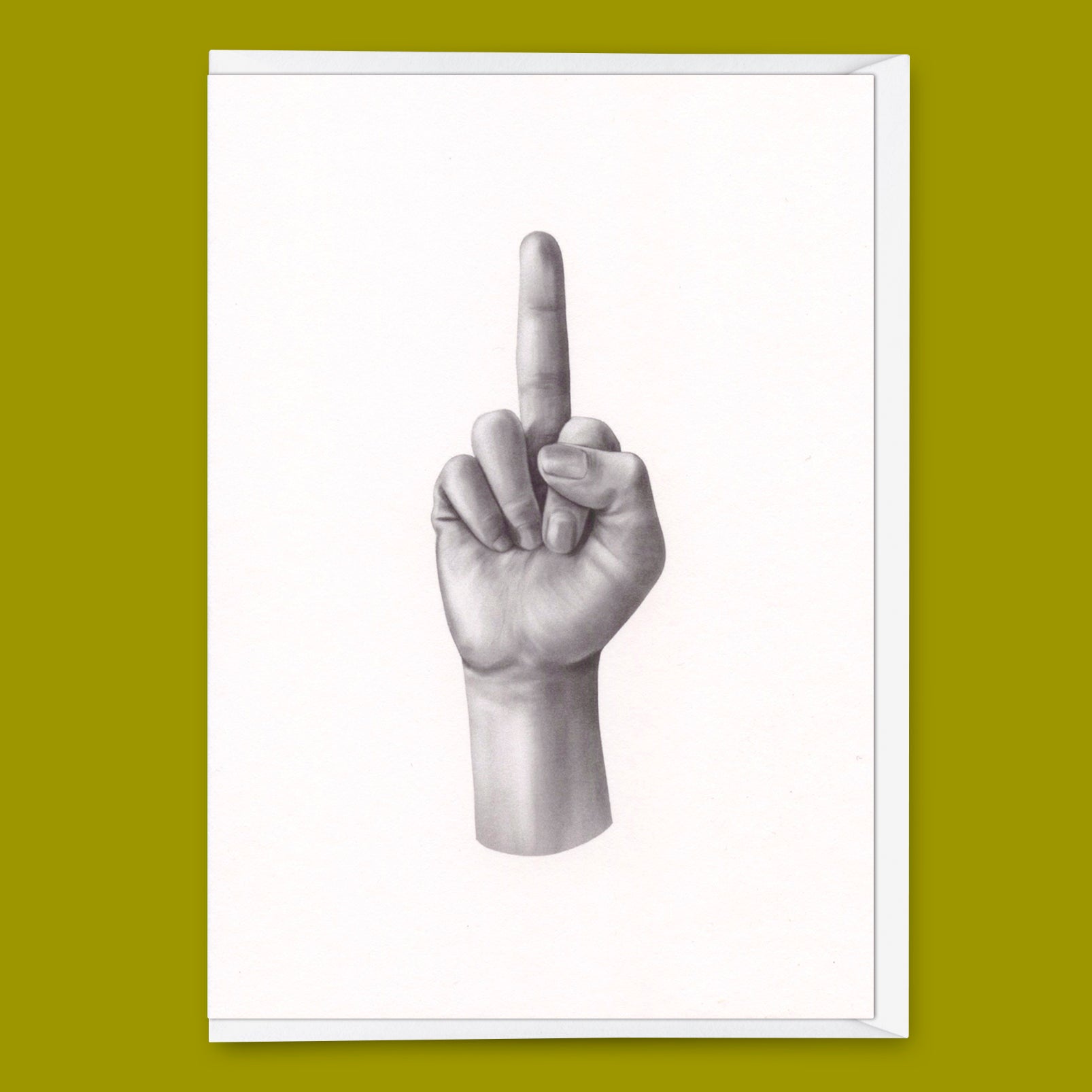 Grußkarte "Middle Finger" | Lustige Klappkarte für jeden Anlass