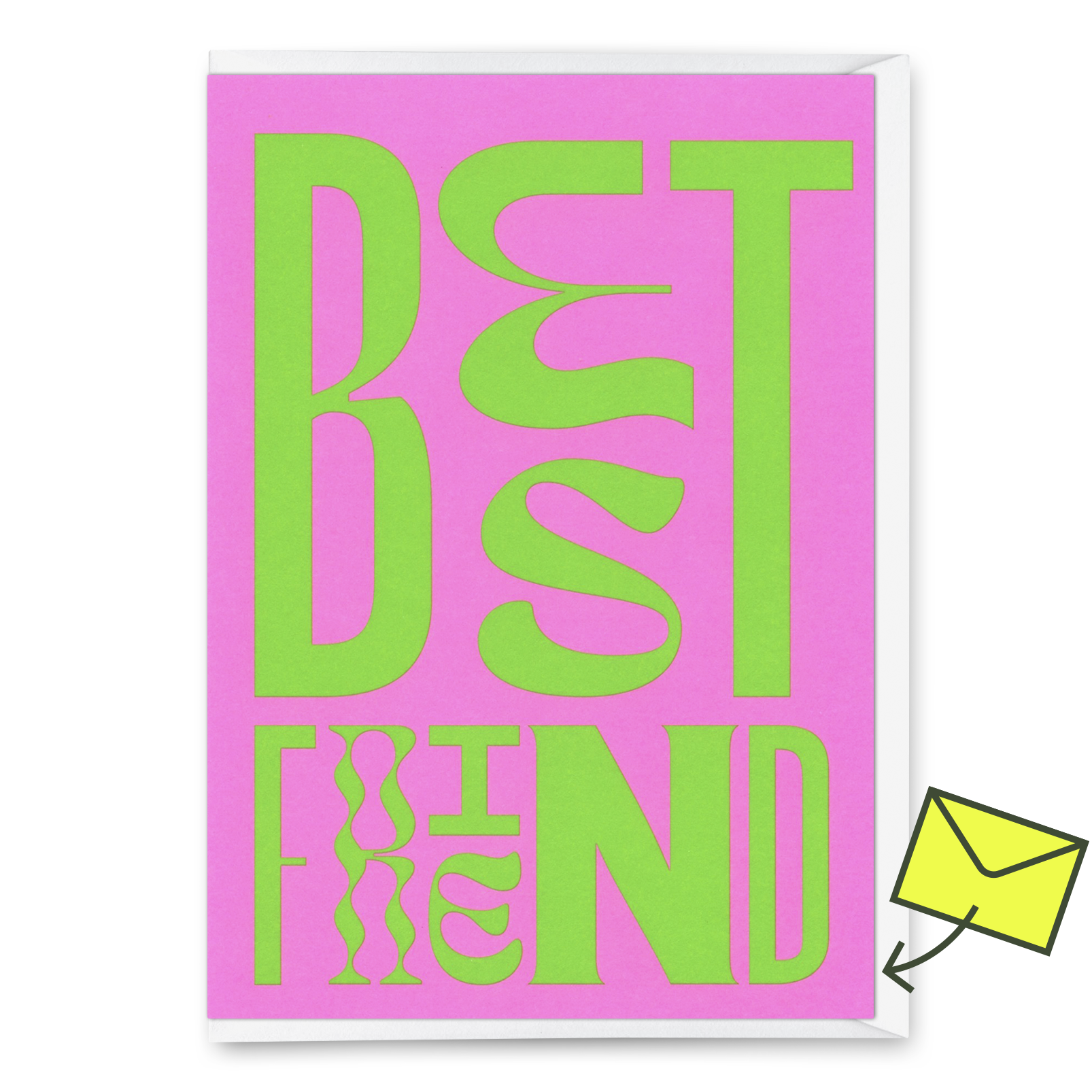 Grußkarte "Best Friends Forever" | Besondere Klappkarte für Freunde