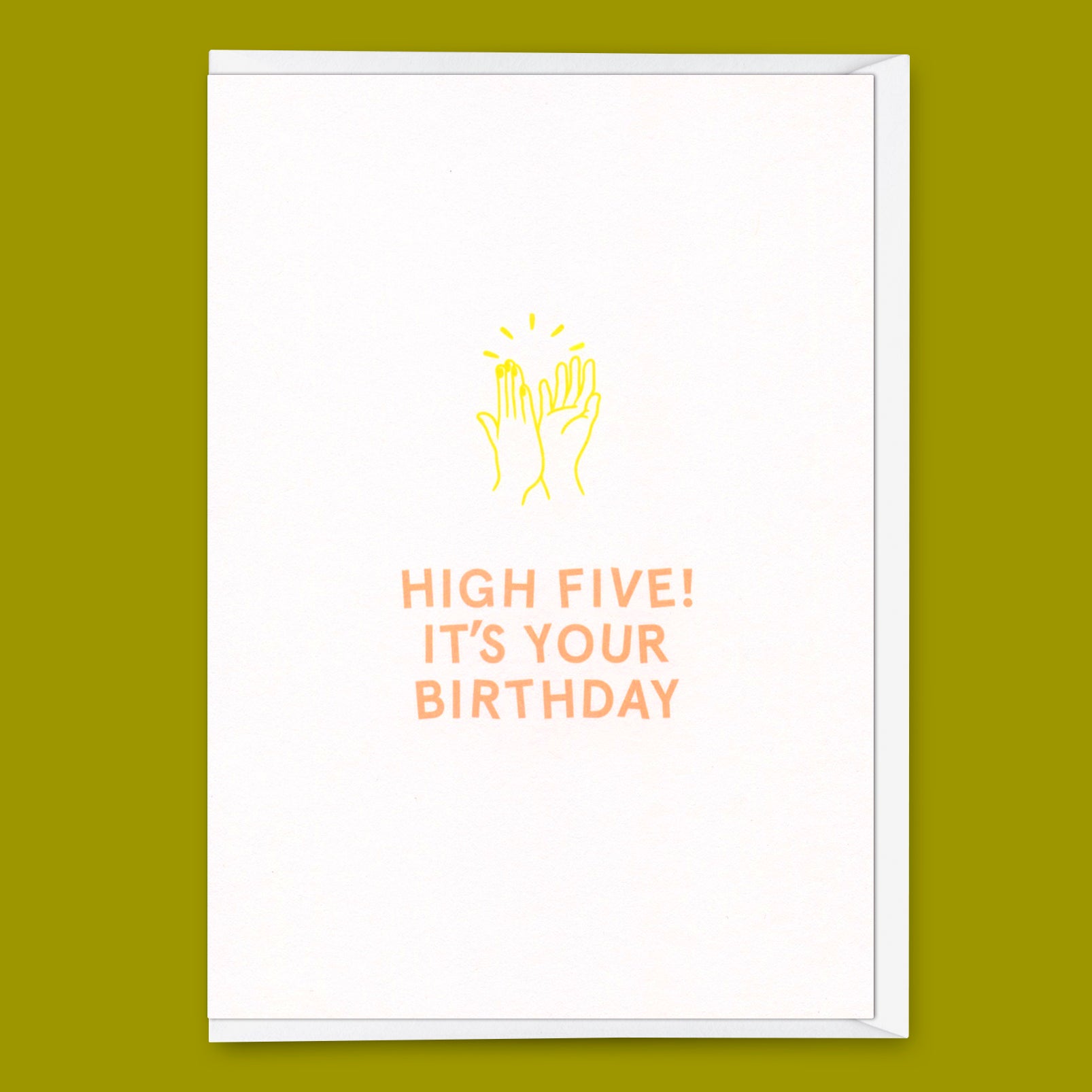 Grußkarte "High Five" | Coole Klappkarte zum Geburtstag