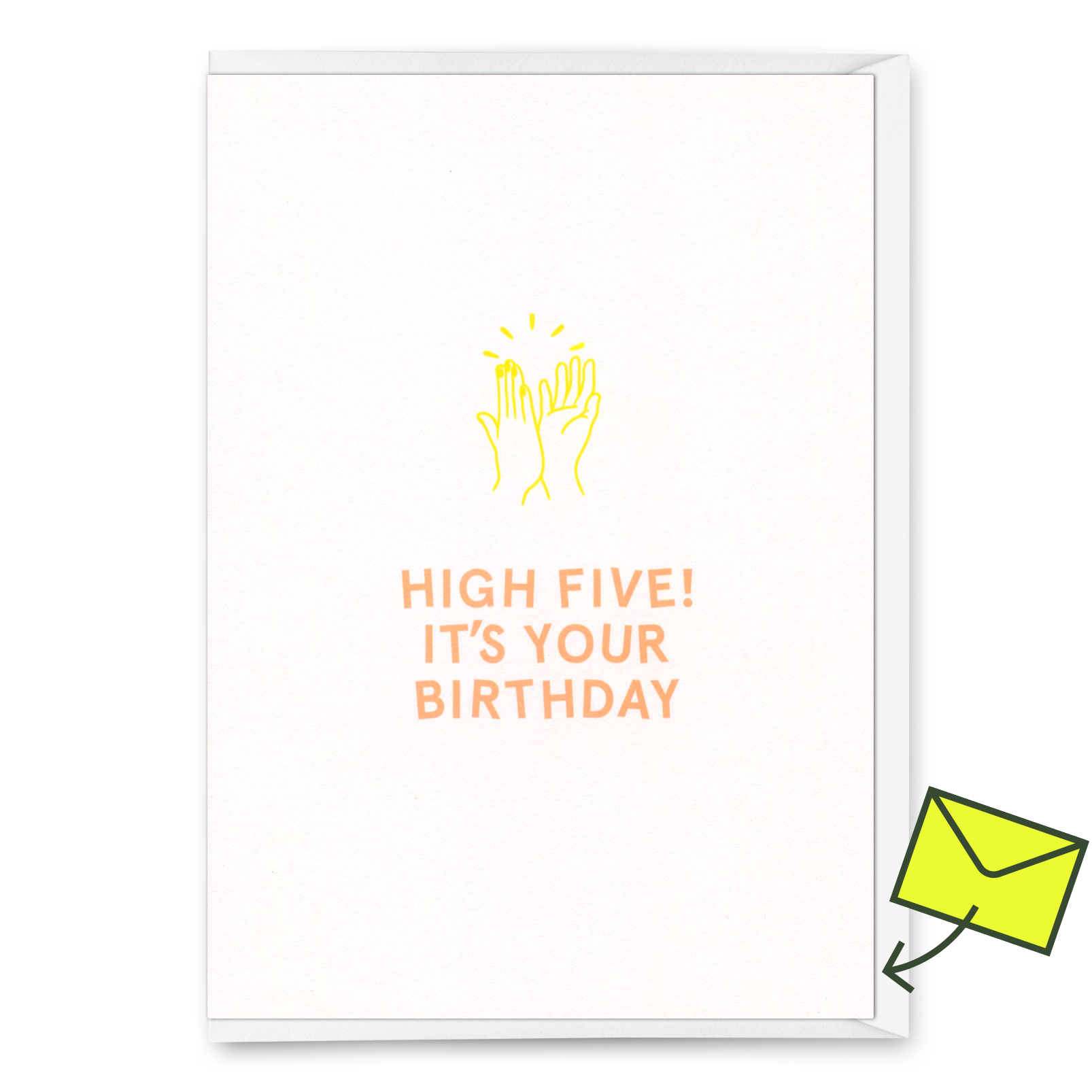 Grußkarte "High Five" | Coole Klappkarte zum Geburtstag