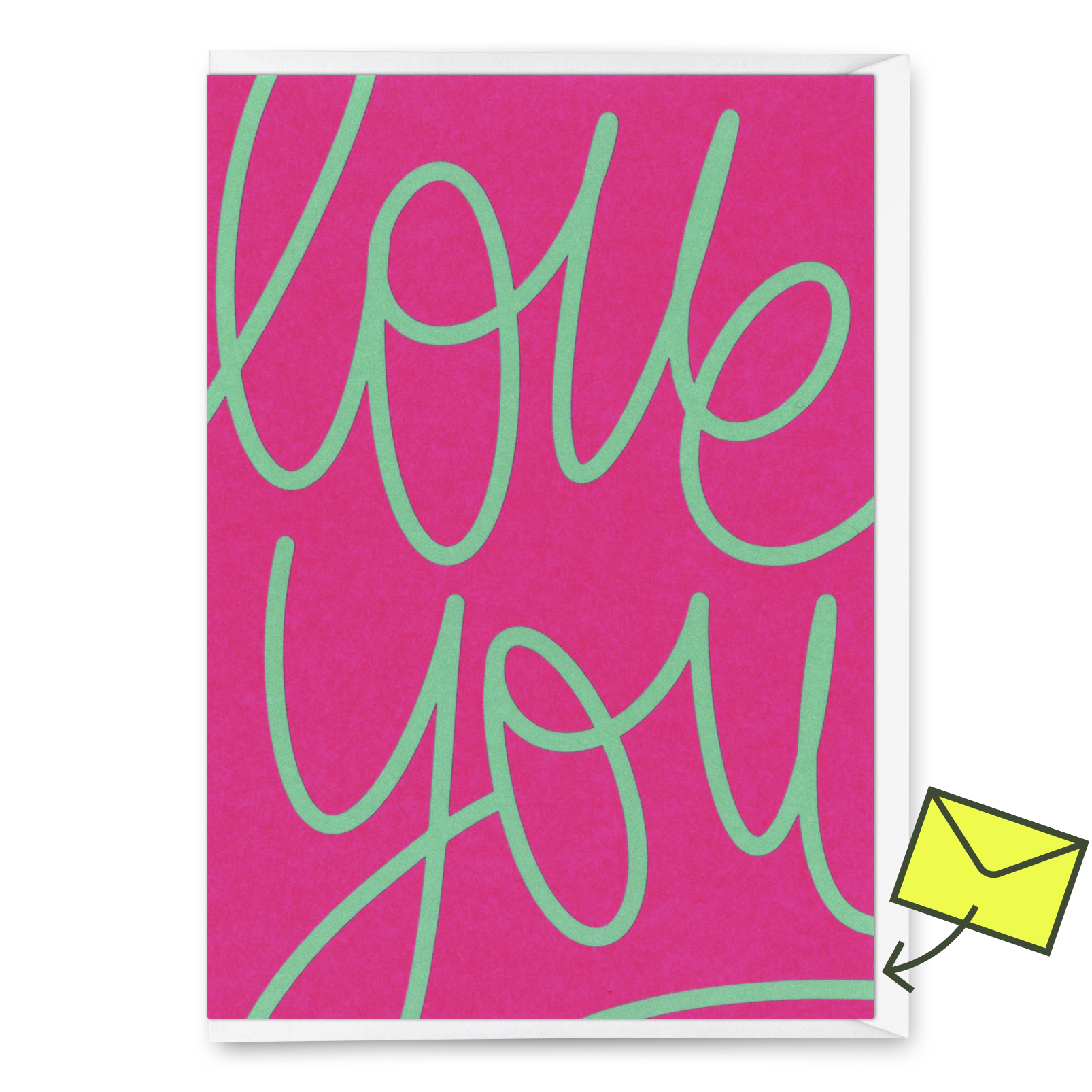 Grußkarte "Love you Swing" | Besondere Klappkarte für Verliebte