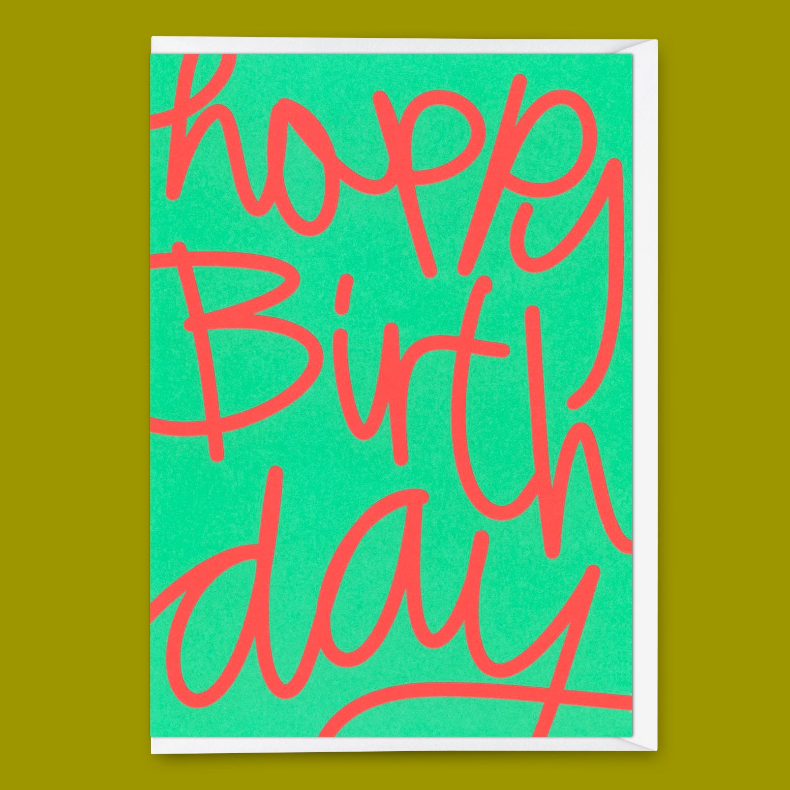 Grußkarte "Happy Birthday Swing" | Besondere Klappkarte zum Geburtstag