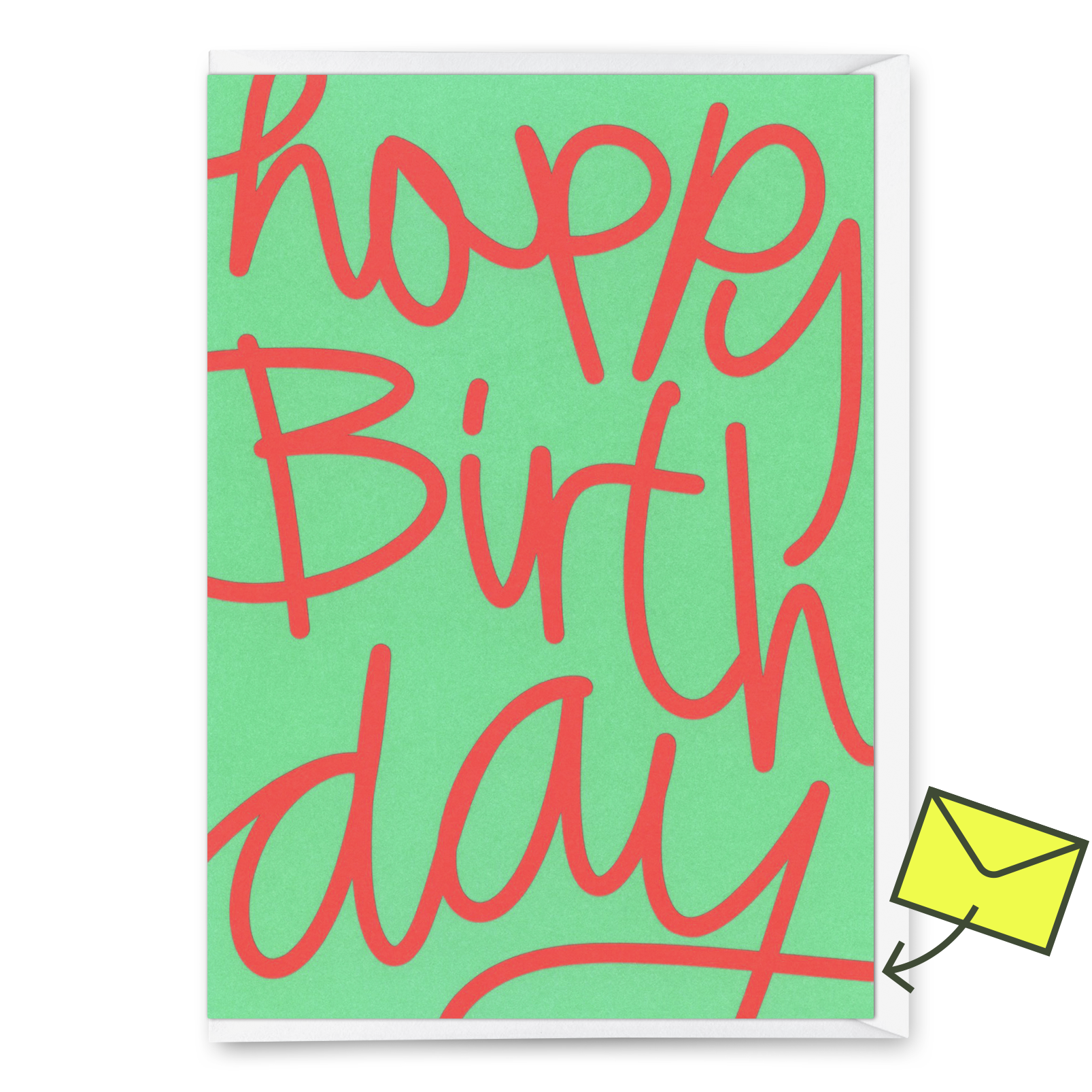 Grußkarte "Happy Birthday Swing" | Besondere Klappkarte zum Geburtstag