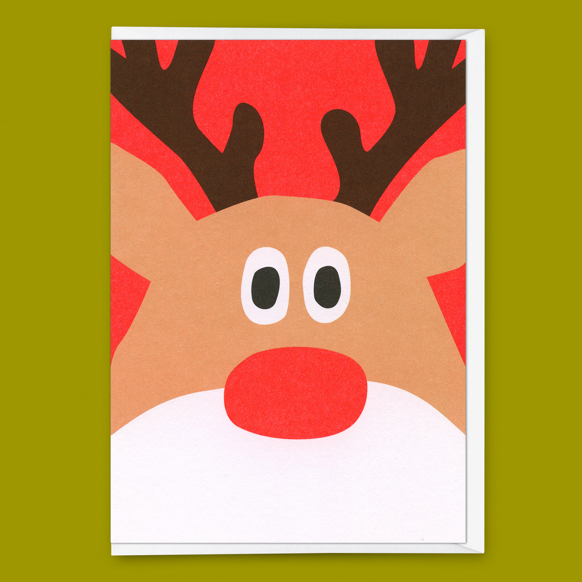 Grußkarte "Rentier" | Besondere Klappkarte zu Weihnachten