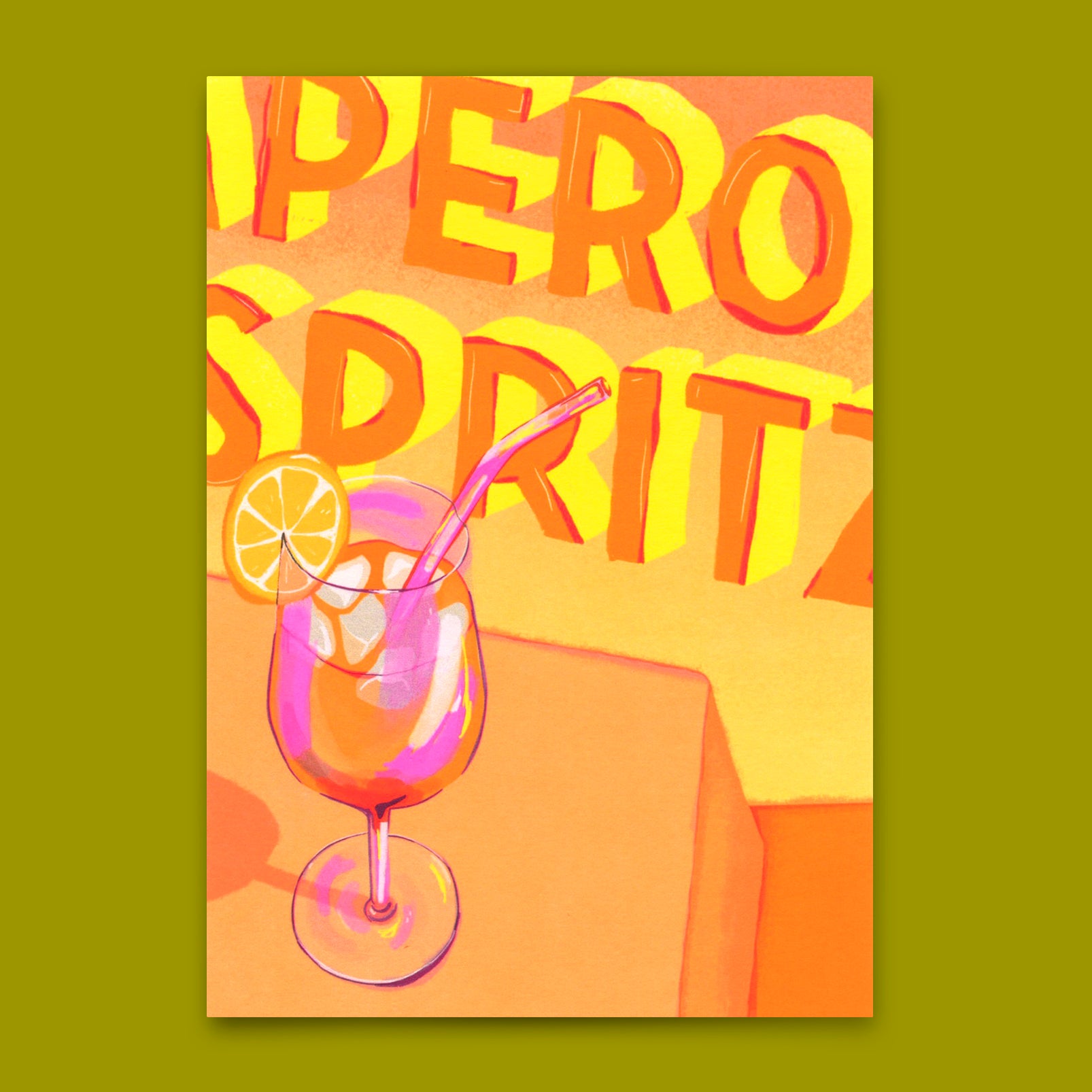 Postkarte "Aperol Spritz" | Coole Karte für jeden Anlass