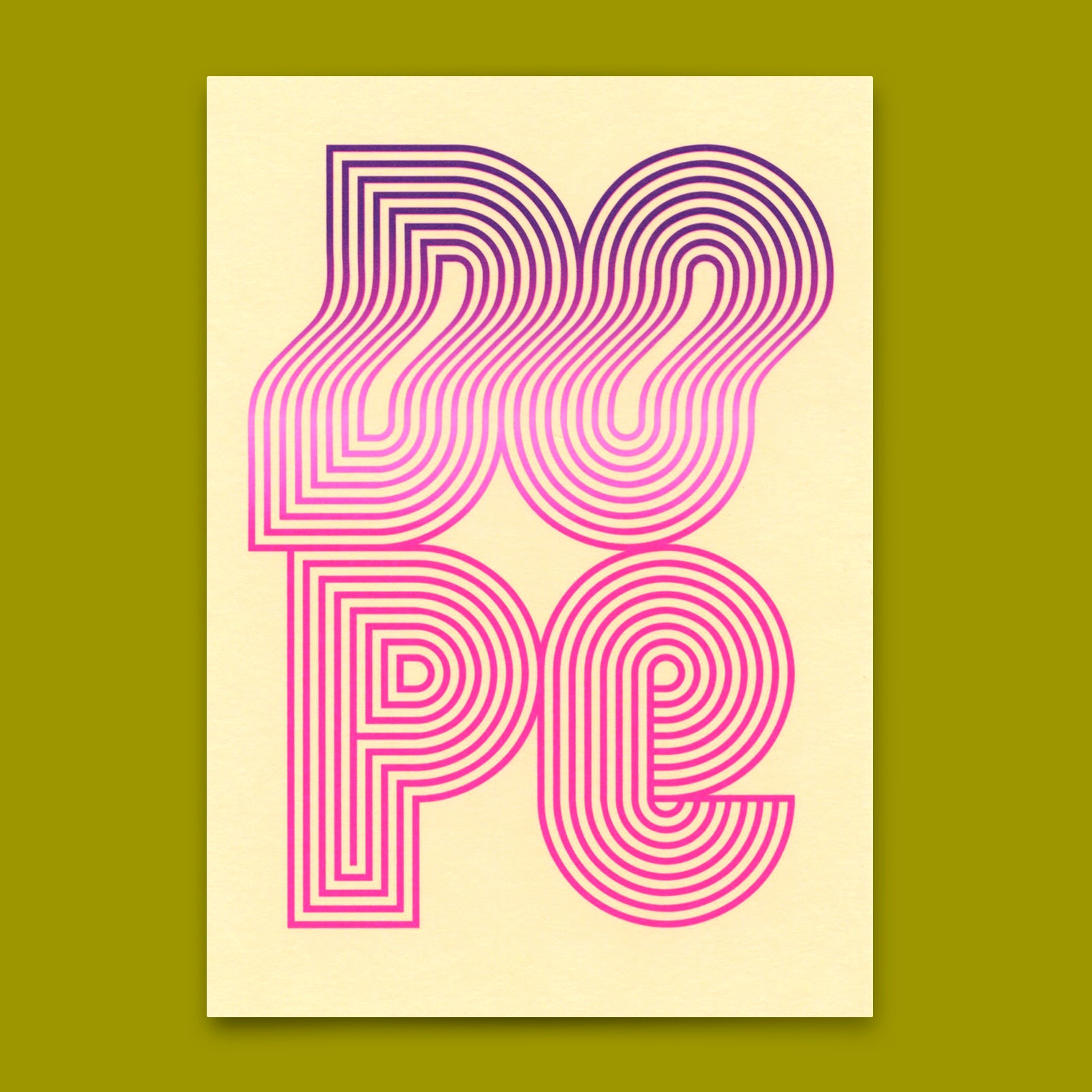 Postcard "Dope" | Special card for every occasion