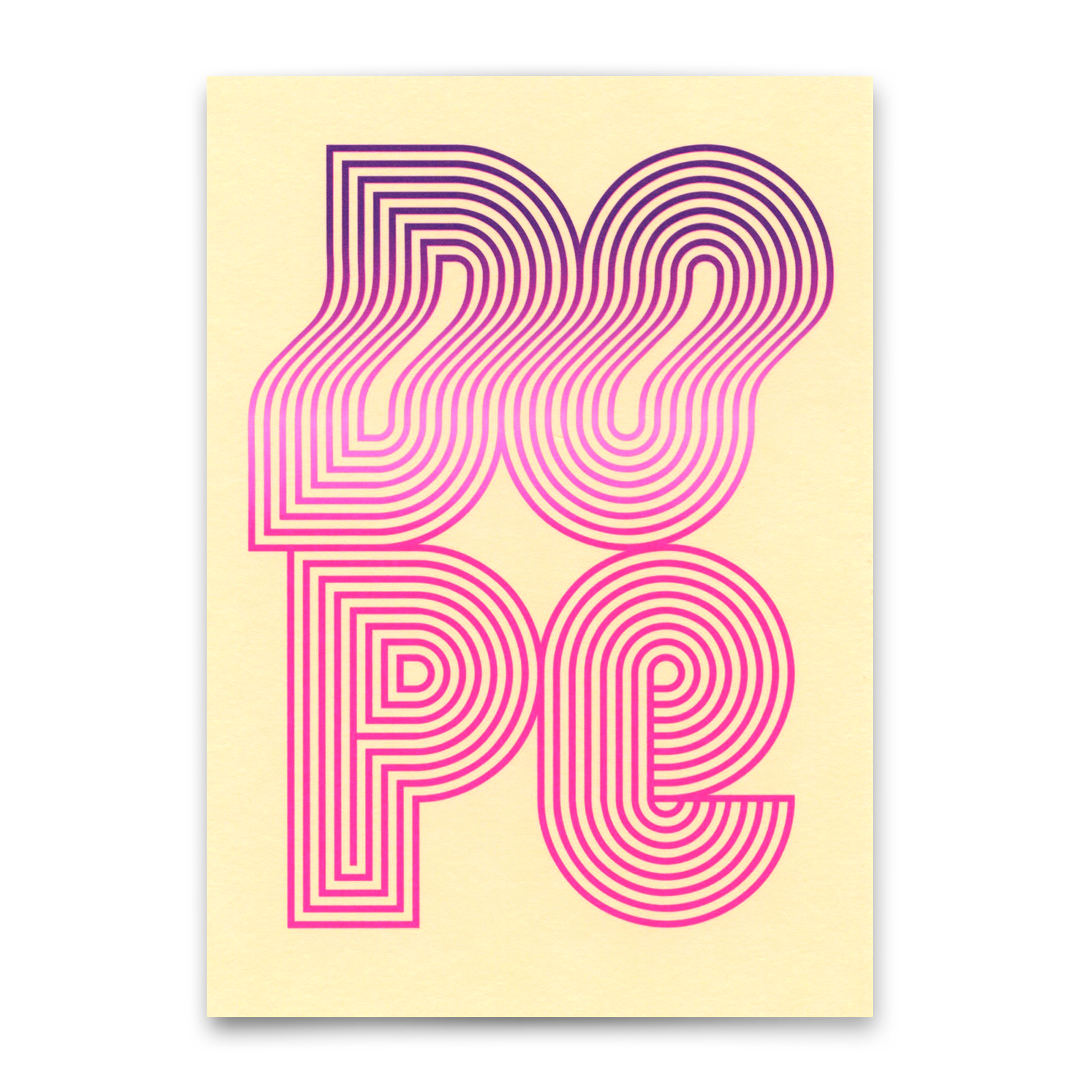 Postcard "Dope" | Special card for every occasion