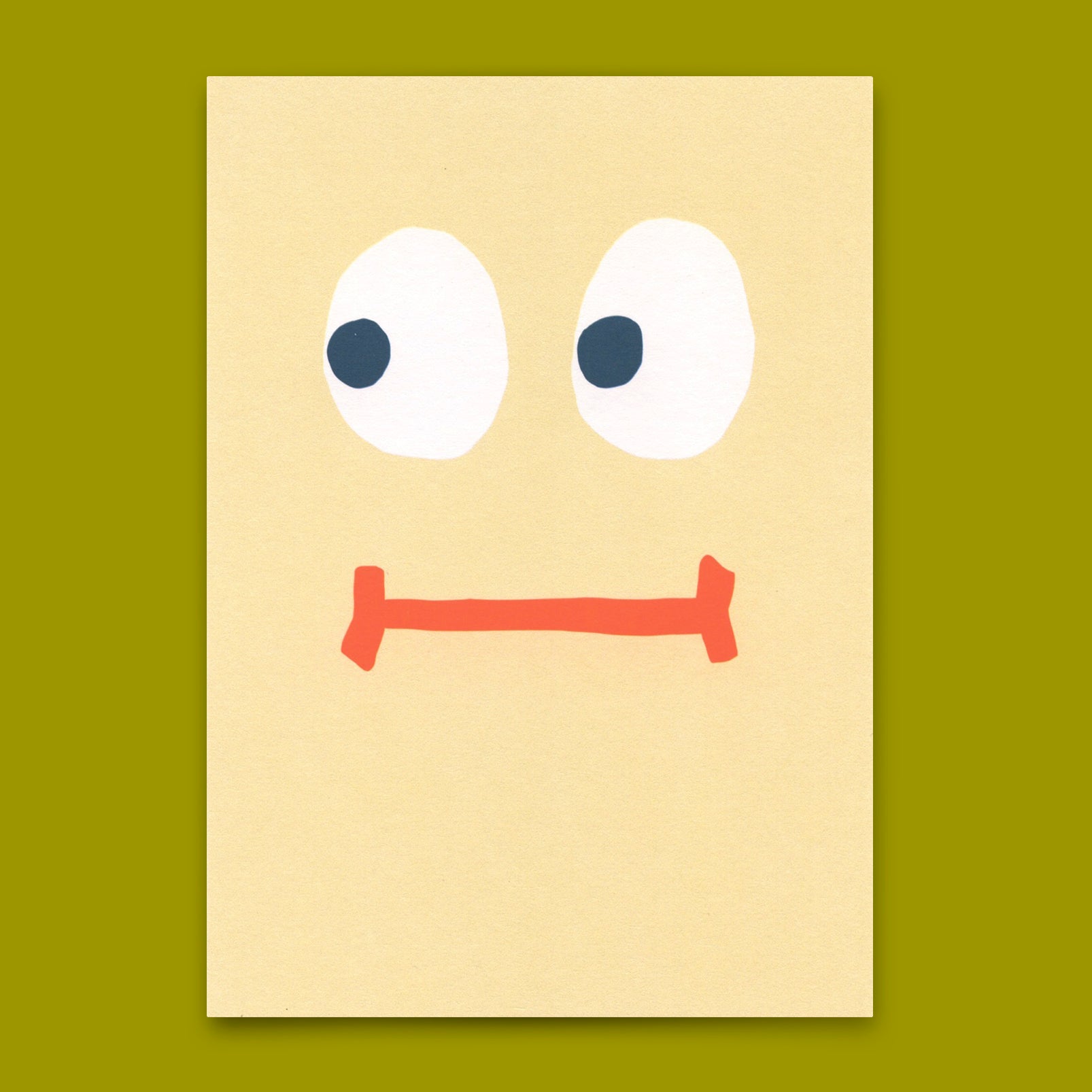 Postcard "Face" | Special card for every occasion