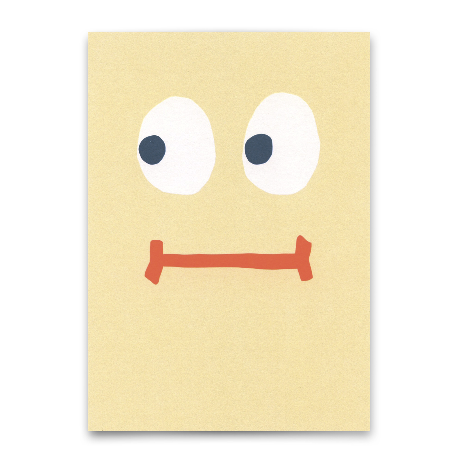 Postcard "Face" | Special card for every occasion