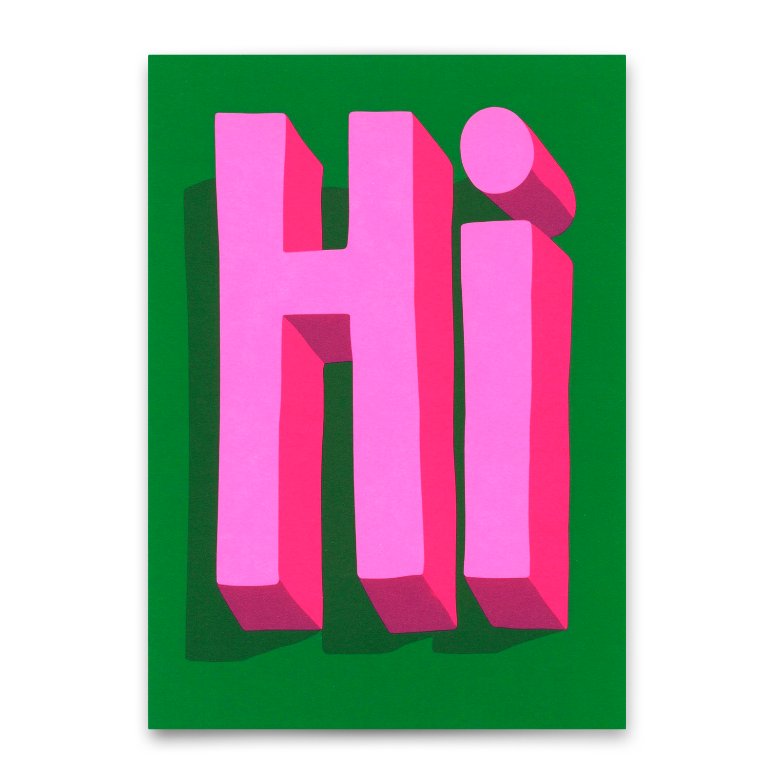 Postcard "Hi" | Cool card for every occasion