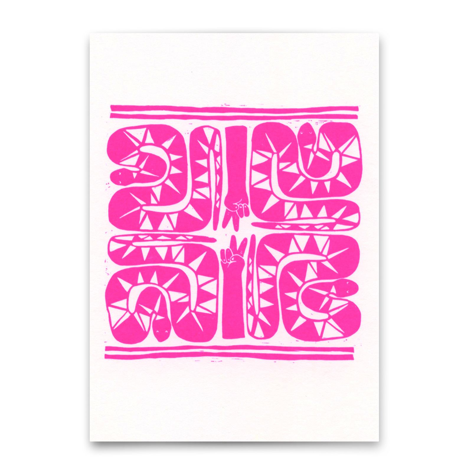 Postcard "Snakes" | Cool card for every occasion