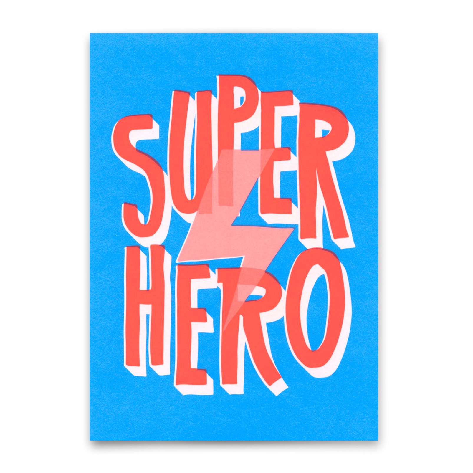 Postcard "Super hero" | Cool card for every occasion