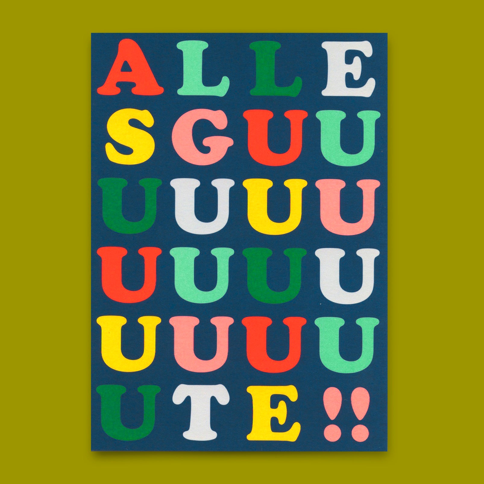 Postcard "Allesgoooooood" | Special card for every occasion