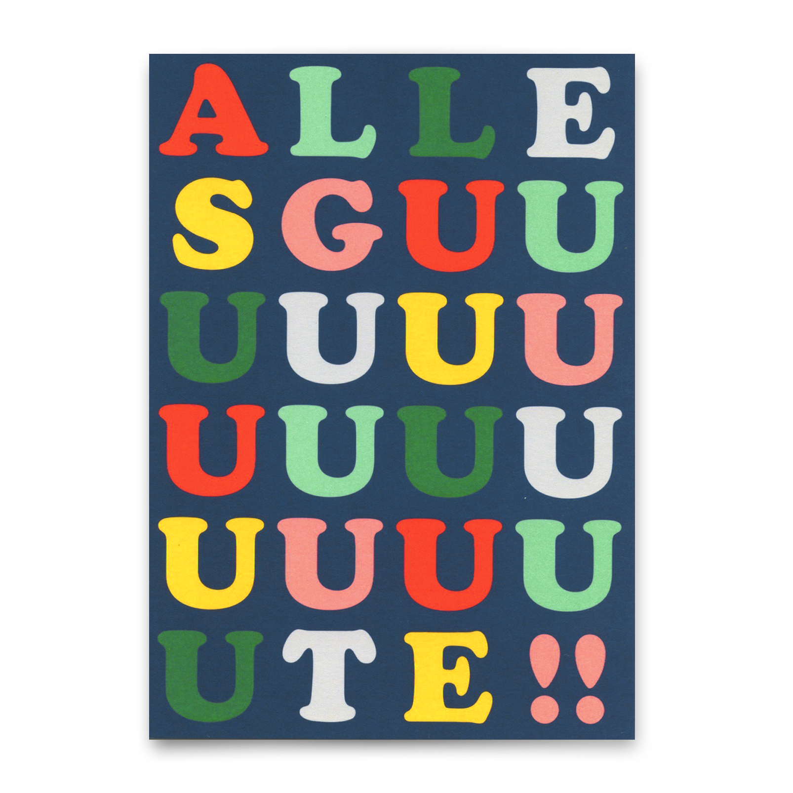 Postcard "Allesgoooooood" | Special card for every occasion