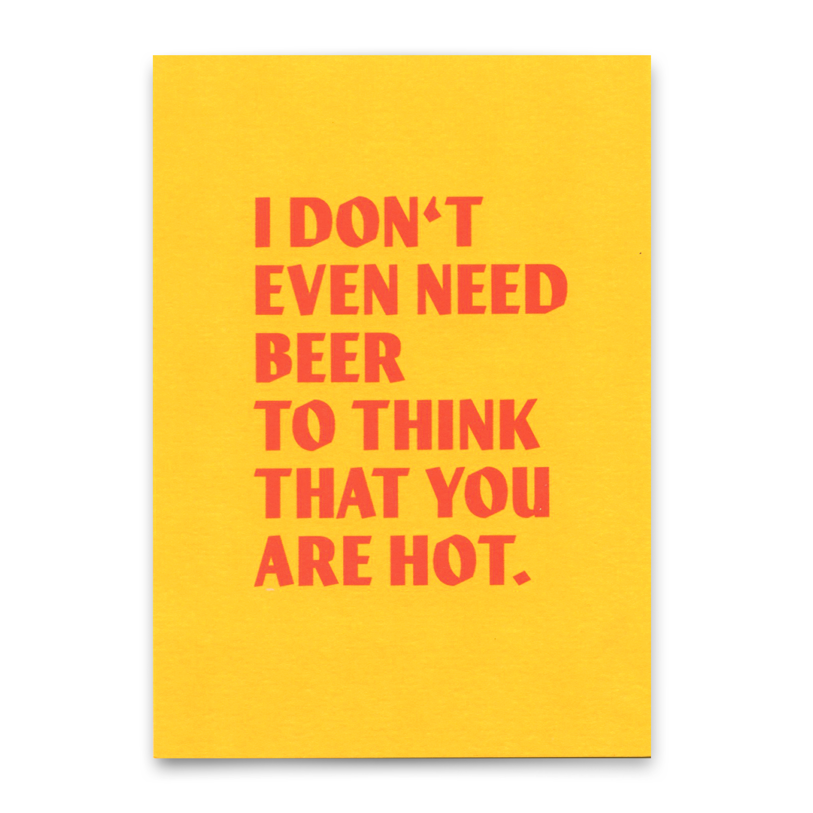 Postkarte "Beer" | Lustige Karte mit Spruch für Verliebte