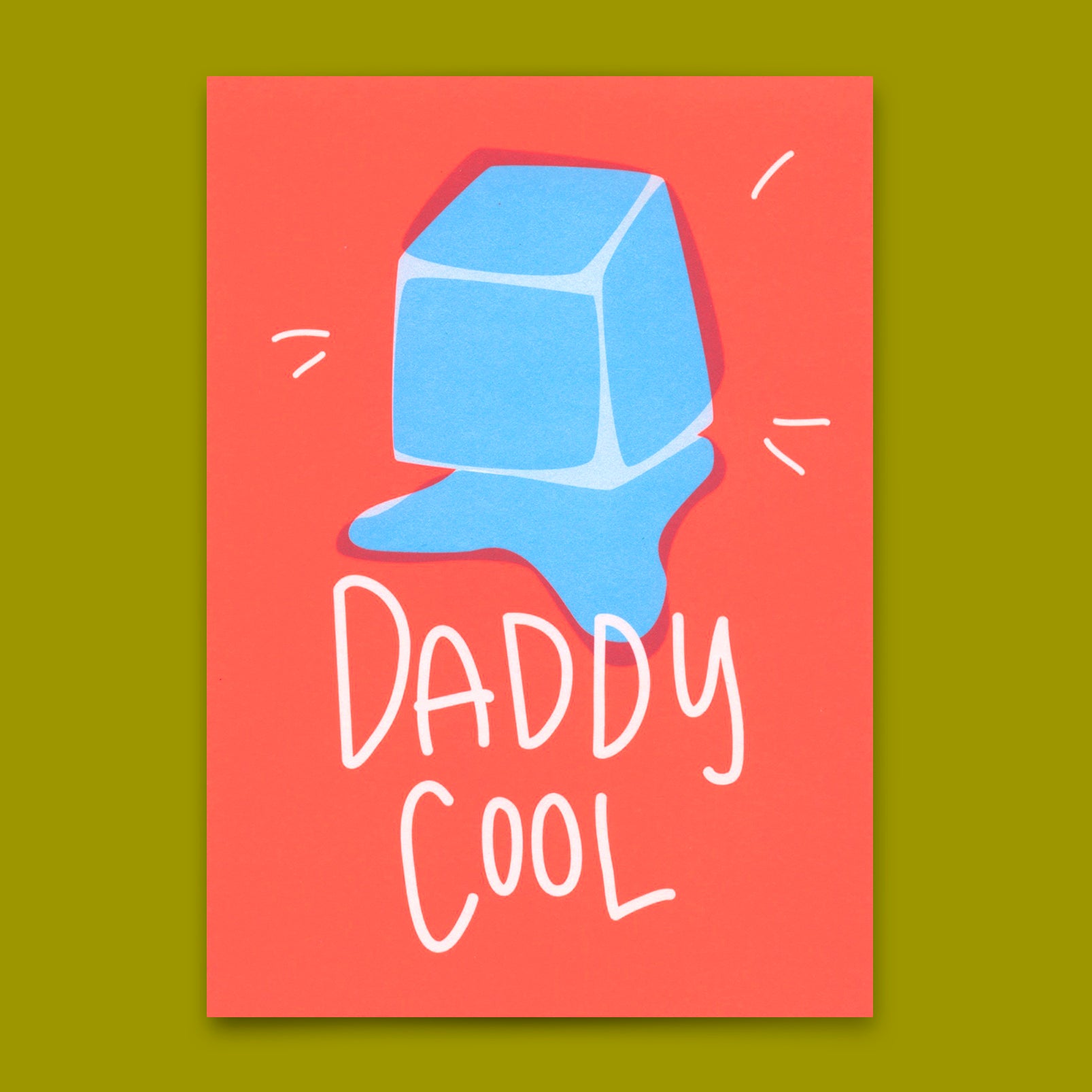 Postcard "Daddy Cool" | Cool card for Father's Day