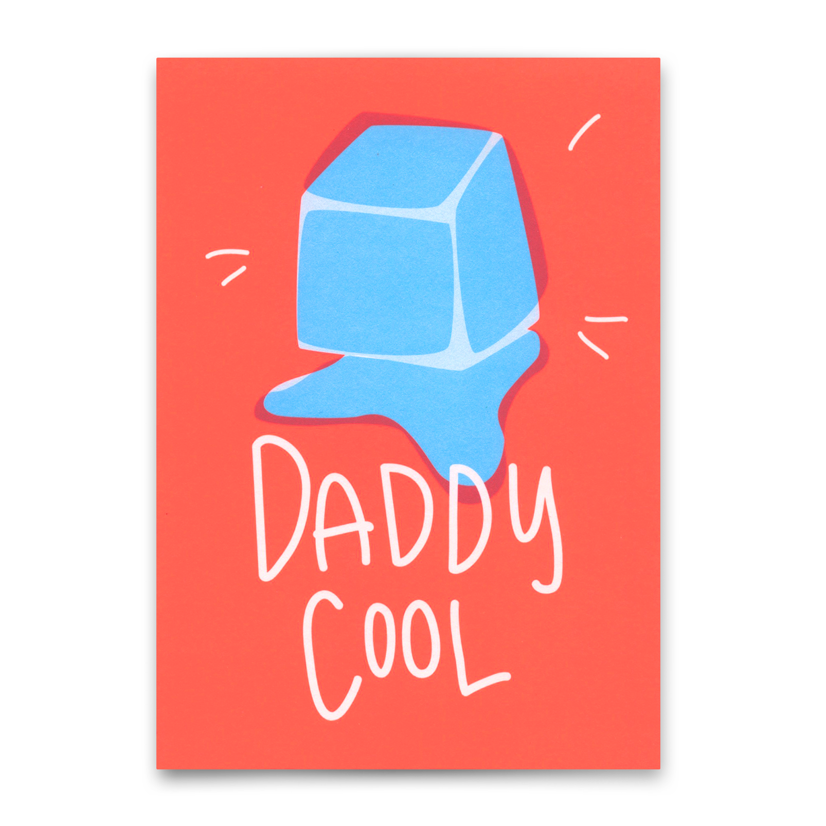 Postcard "Daddy Cool" | Cool card for Father's Day