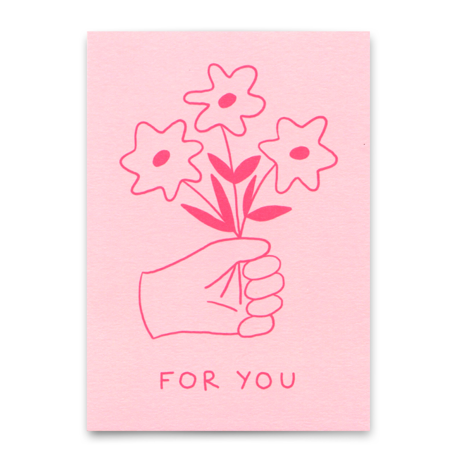 Postcard "For you (Flowers)" | Beautiful card for every occasion