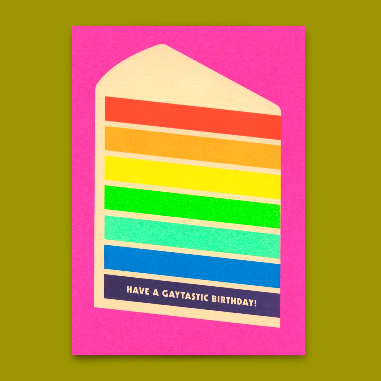 Postcard "Gaytastic birthday" | Cool birthday card