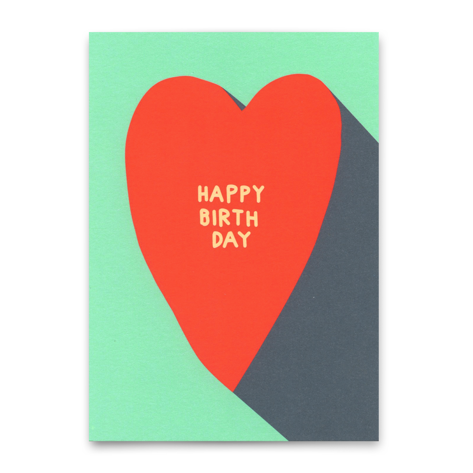 Postkarte "Happy Birthday Heart" | Schöne Karte zum Geburtstag