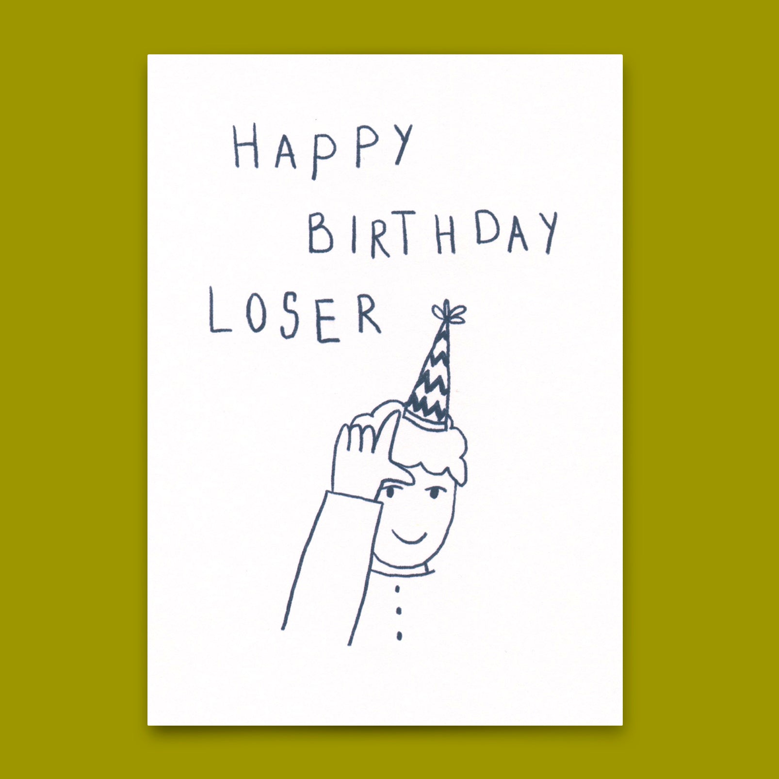 Postkarte "Happy Birthday Loser" | Lustige Karte zum Geburtstag