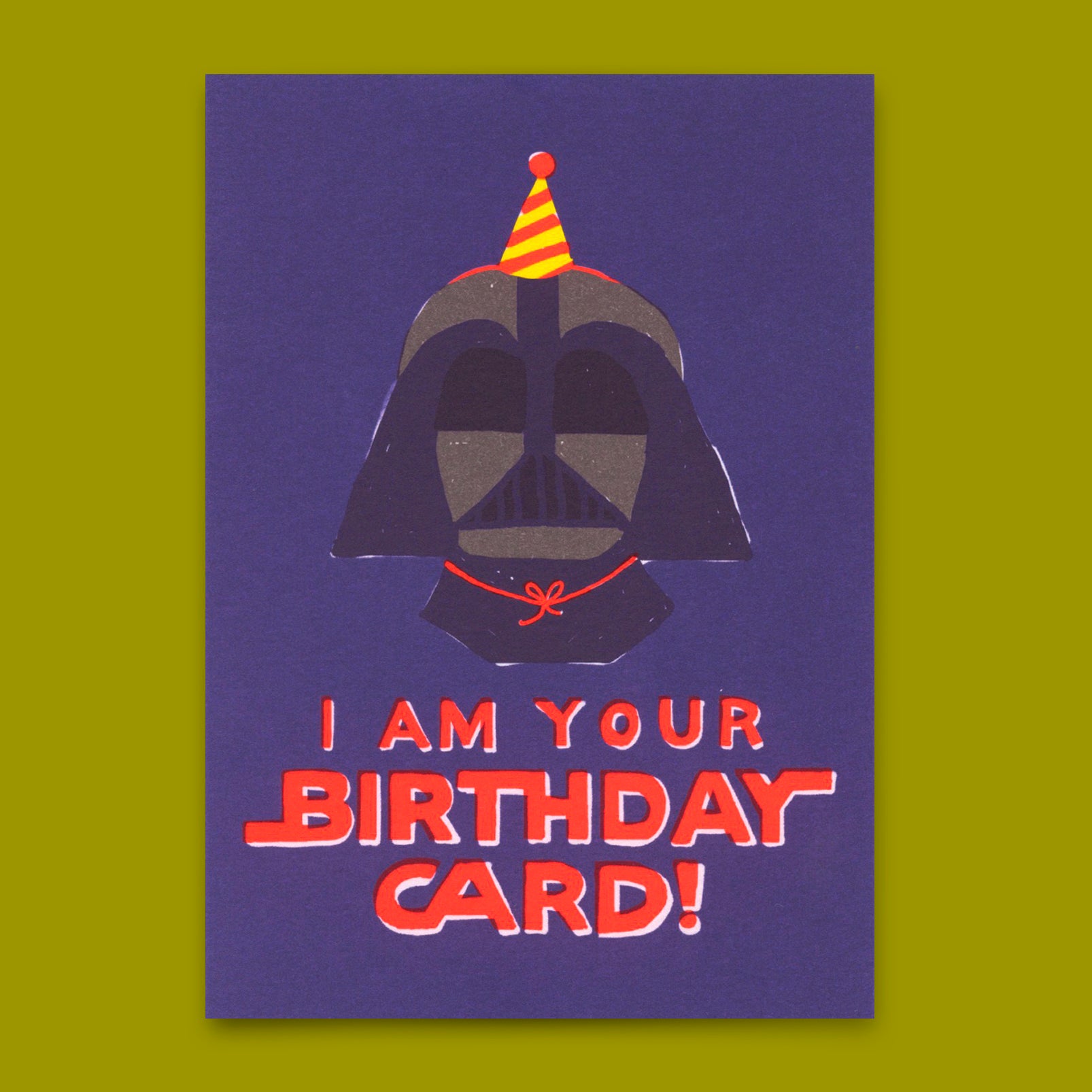 Postcard "I am your birthday card" | Funny birthday card