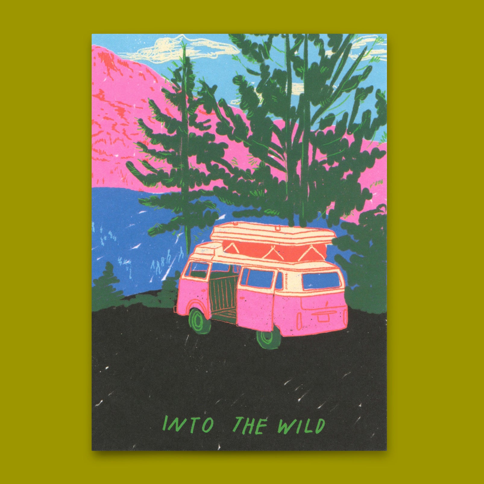 Postcard "Into the wild" | Unusual card for every occasion