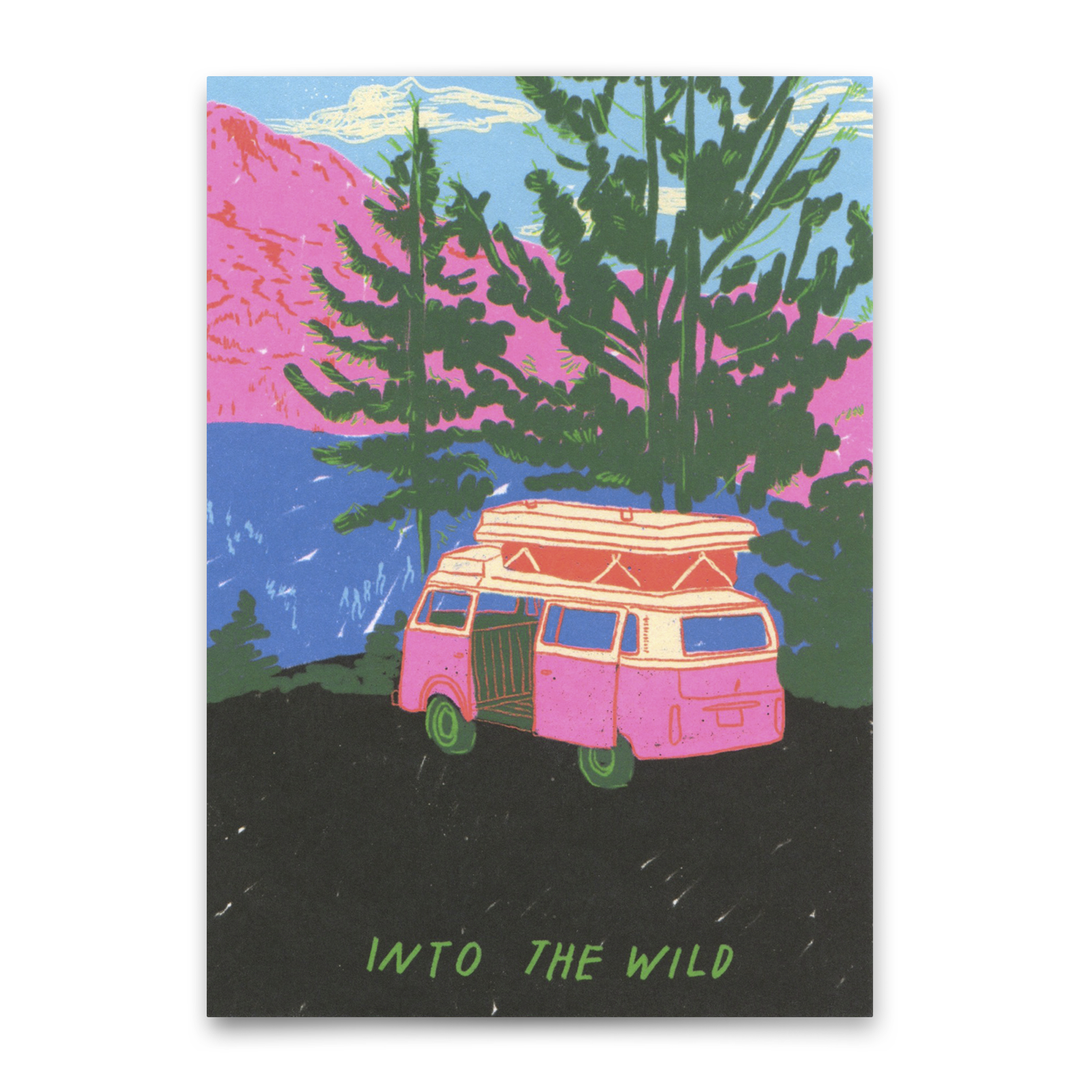 Postcard "Into the wild" | Unusual card for every occasion